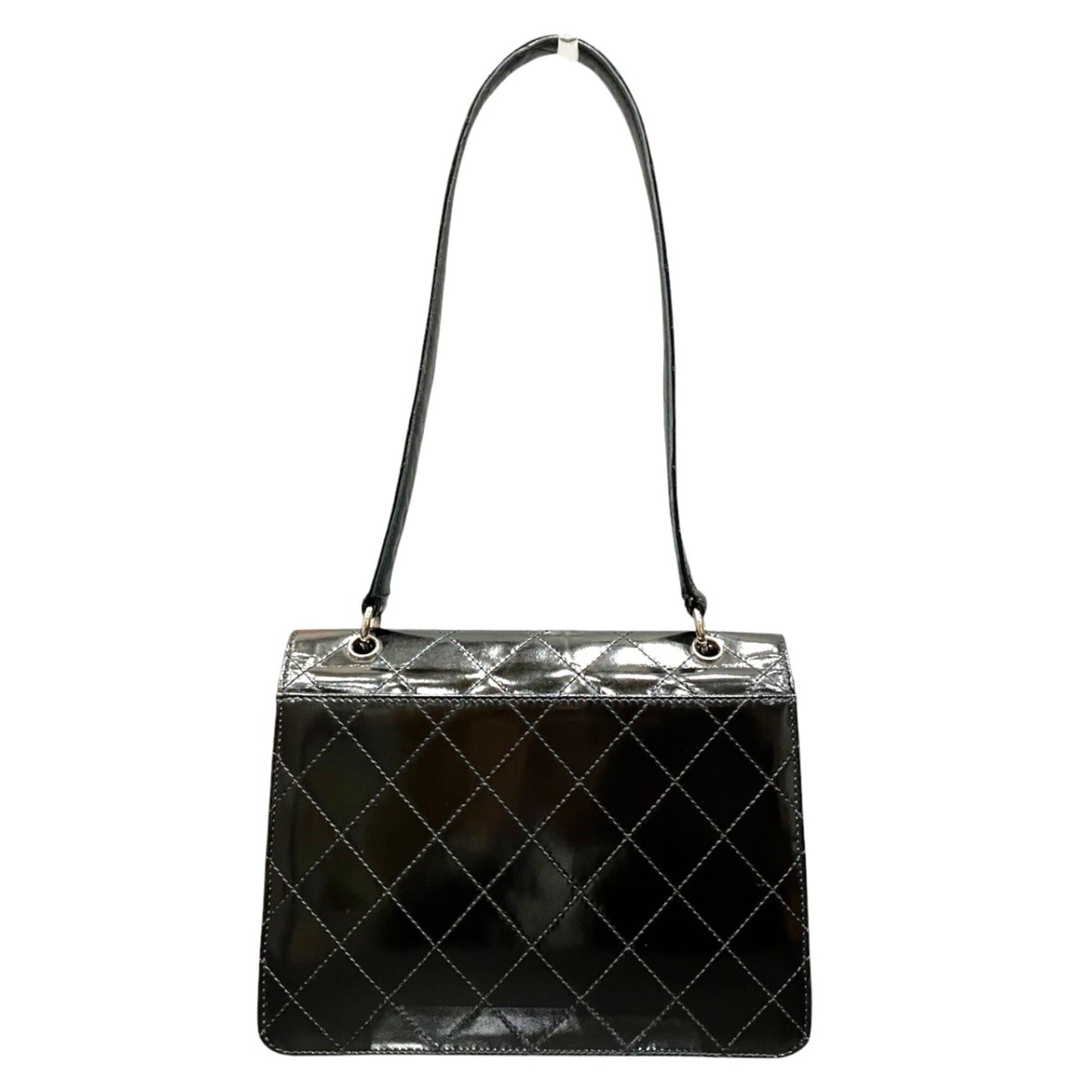 Chanel Chanel Shoulder Bag Patent Leather Size ONE SIZE - 2 Thumbnail