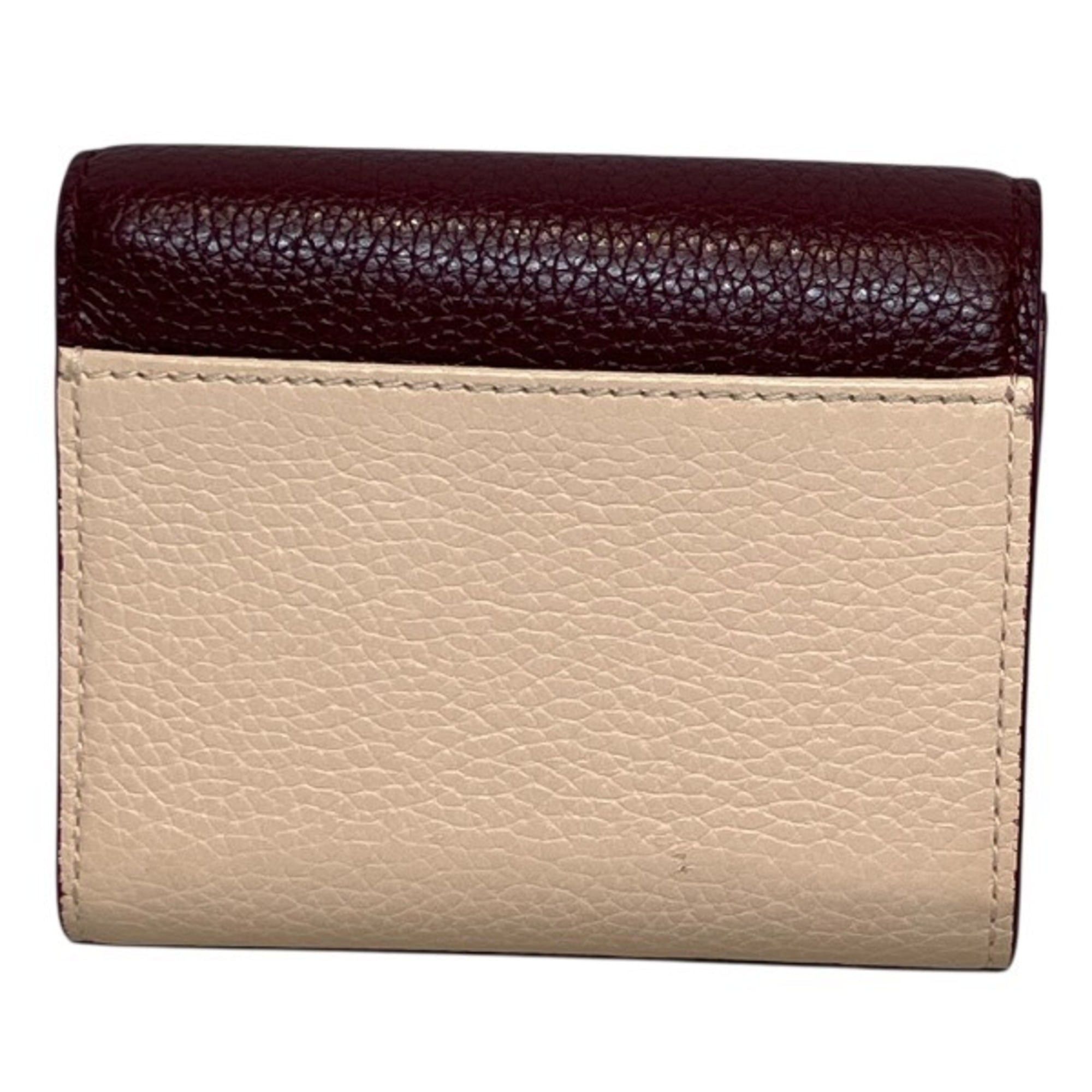 Gucci Gucci Double G Bicolor Mini Wallet 837957 Tri-fold for Women Size ONE SIZE - 2 Thumbnail