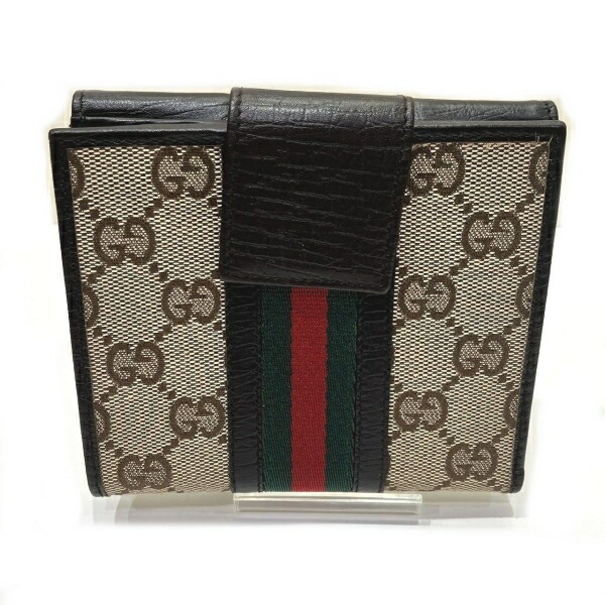 Gucci Gucci Sherry 131848 Double Snap Tri-fold Wallet for Women Size ONE SIZE - 2 Thumbnail