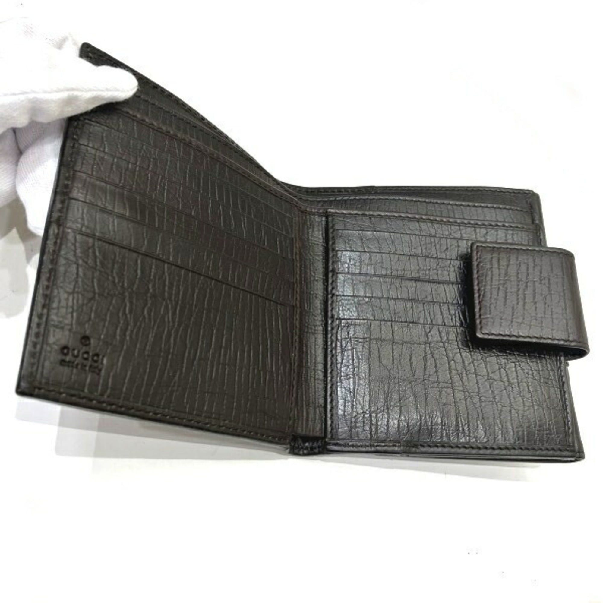 Gucci Gucci Sherry 131848 Double Snap Tri-fold Wallet for Women Size ONE SIZE - 3 Thumbnail