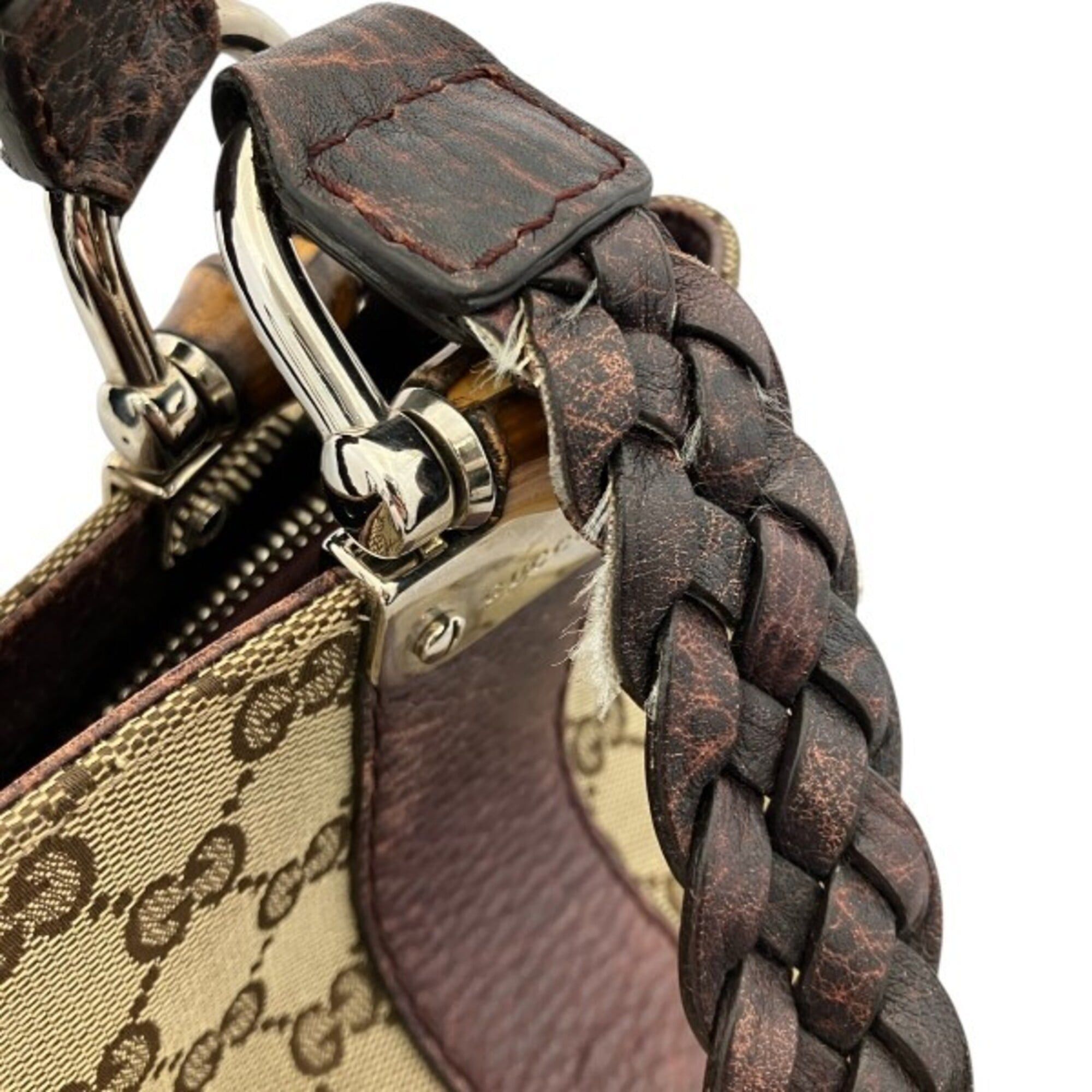 Gucci Gucci Bamboo 232946 Handbag Tote Bag for Women Size ONE SIZE - 8 Thumbnail