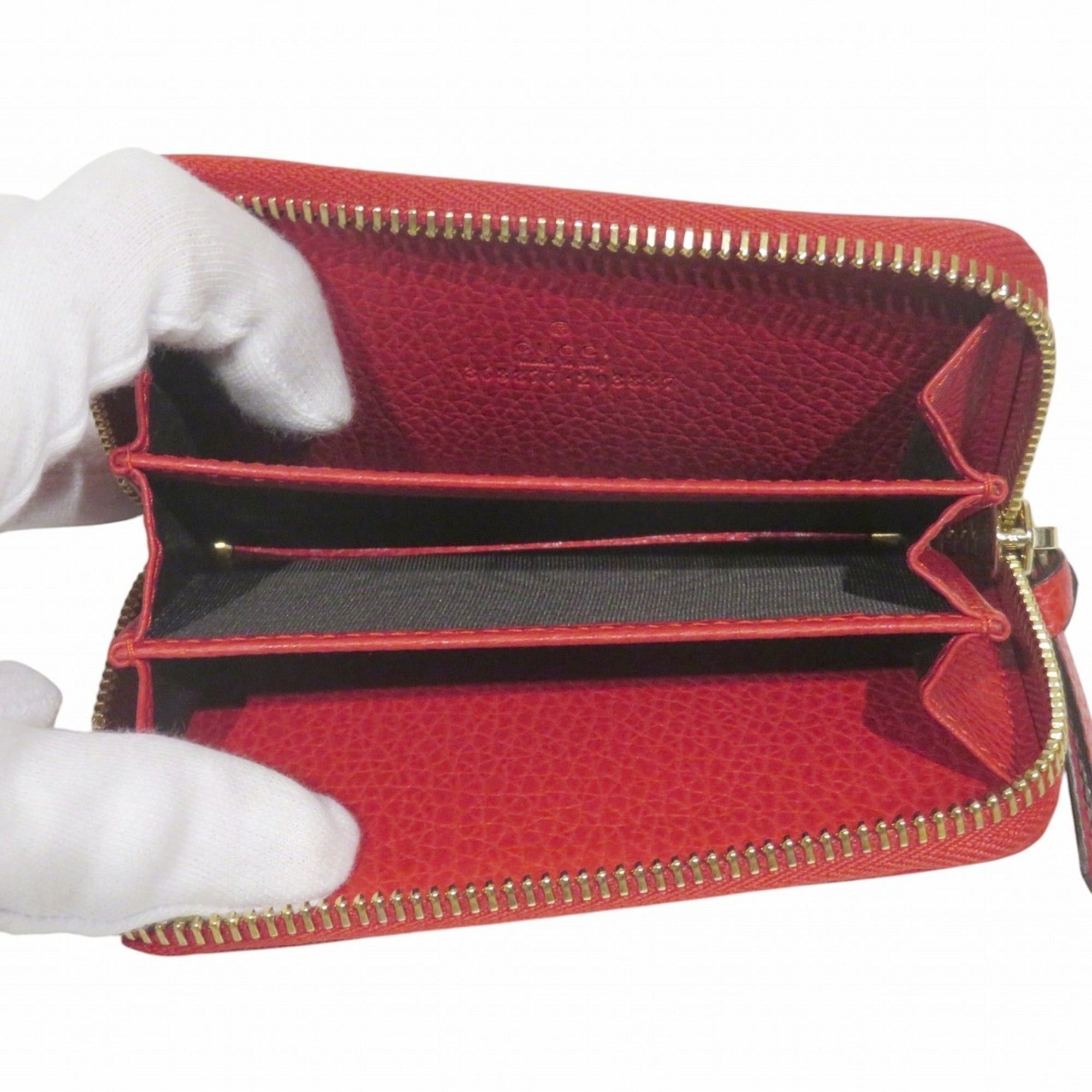 Gucci Gucci Wallet/Coin Case Swing Leather 368877 Size ONE SIZE - 3 Thumbnail