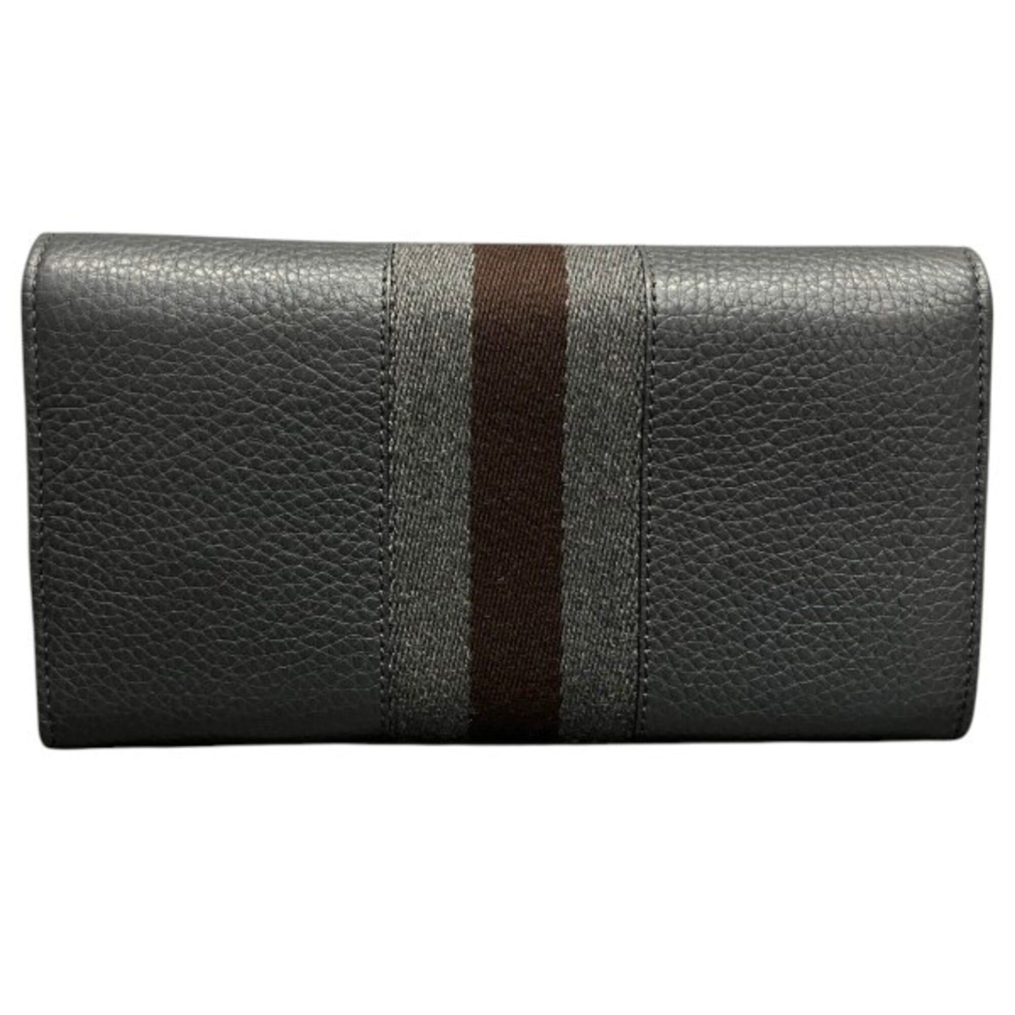 Gucci Gucci Horsebit 245752 Sherry Line Leather Long Wallet for Men and Women Size ONE SIZE - 2 Thumbnail