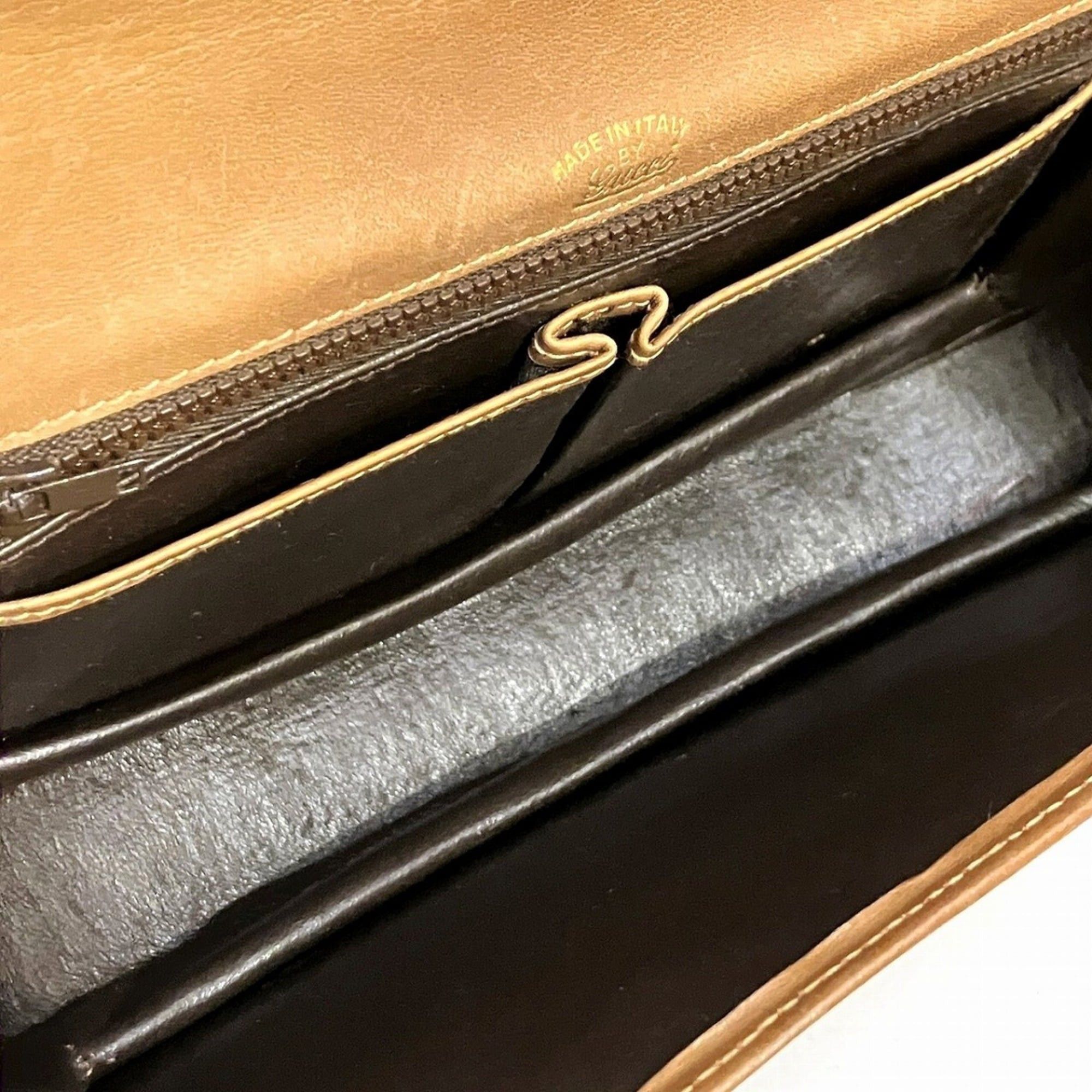 Gucci Gucci shoulder bag, Horsebit design, GG canvas and leather. Size ONE SIZE - 5 Thumbnail