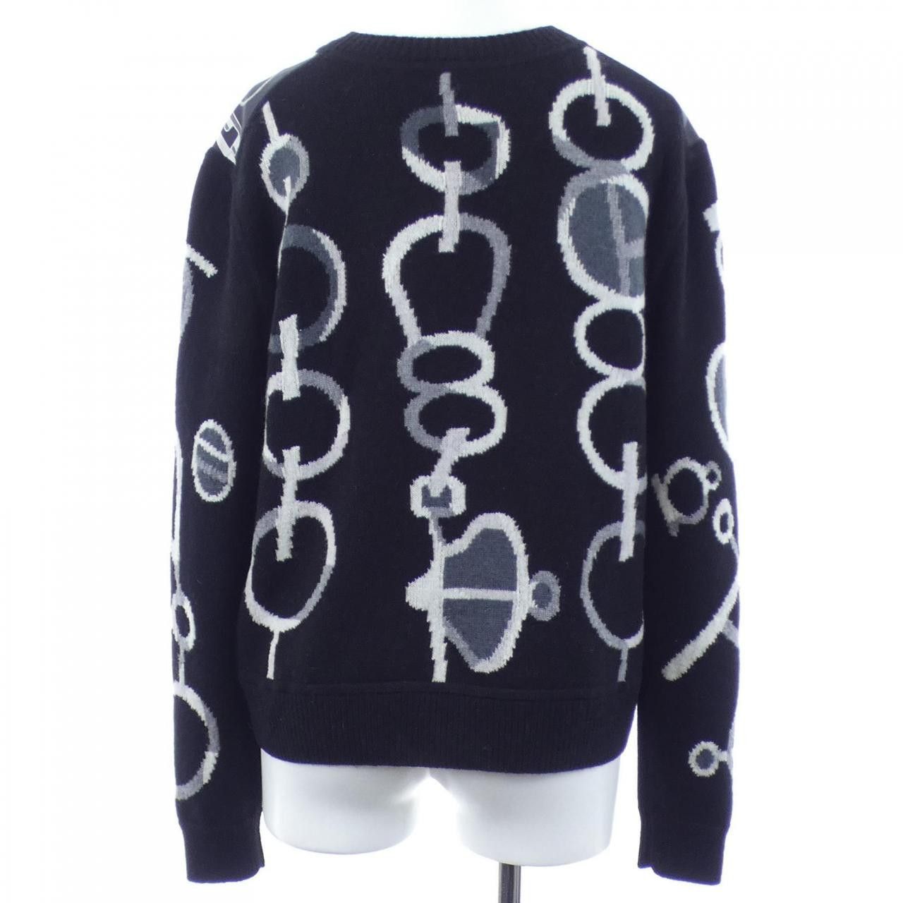 Hermes Hermes Hermes DO RE BOUCLES silk cashmere knitwear Textile Tops DUTY FREE for USA Size ONE SIZE - 2 Thumbnail