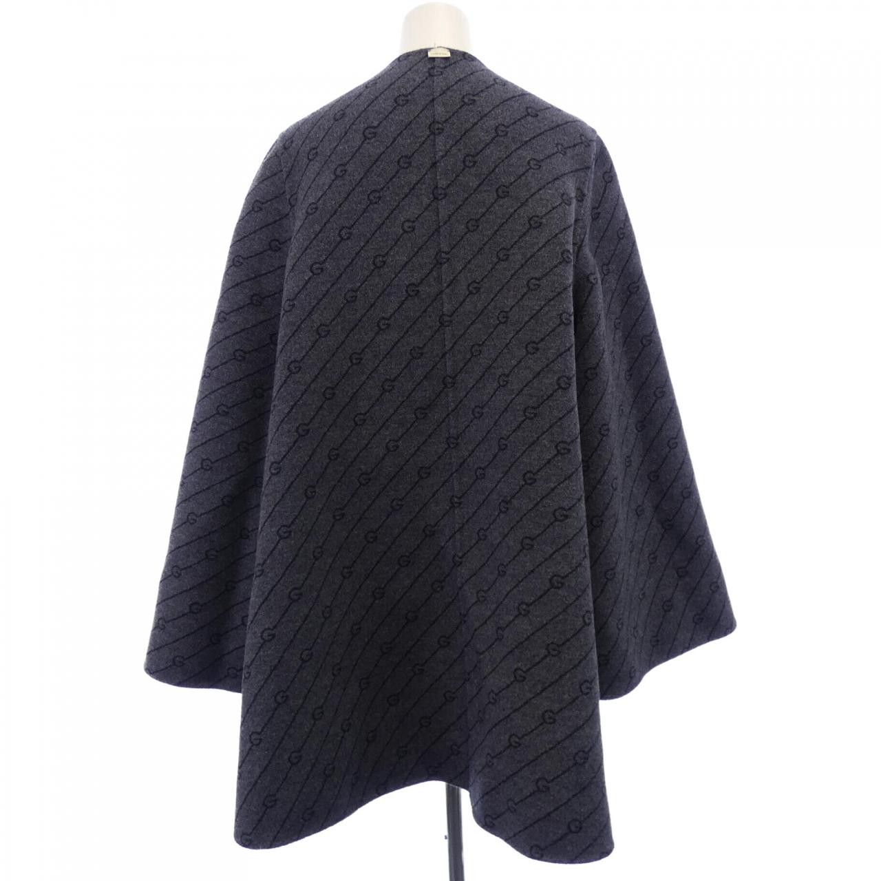 Gucci Gucci Gucci Diagonal G Wool Coat Others Outerwear 746532ZANAX DUTY FREE for USA Size ONE SIZE - 8 Thumbnail