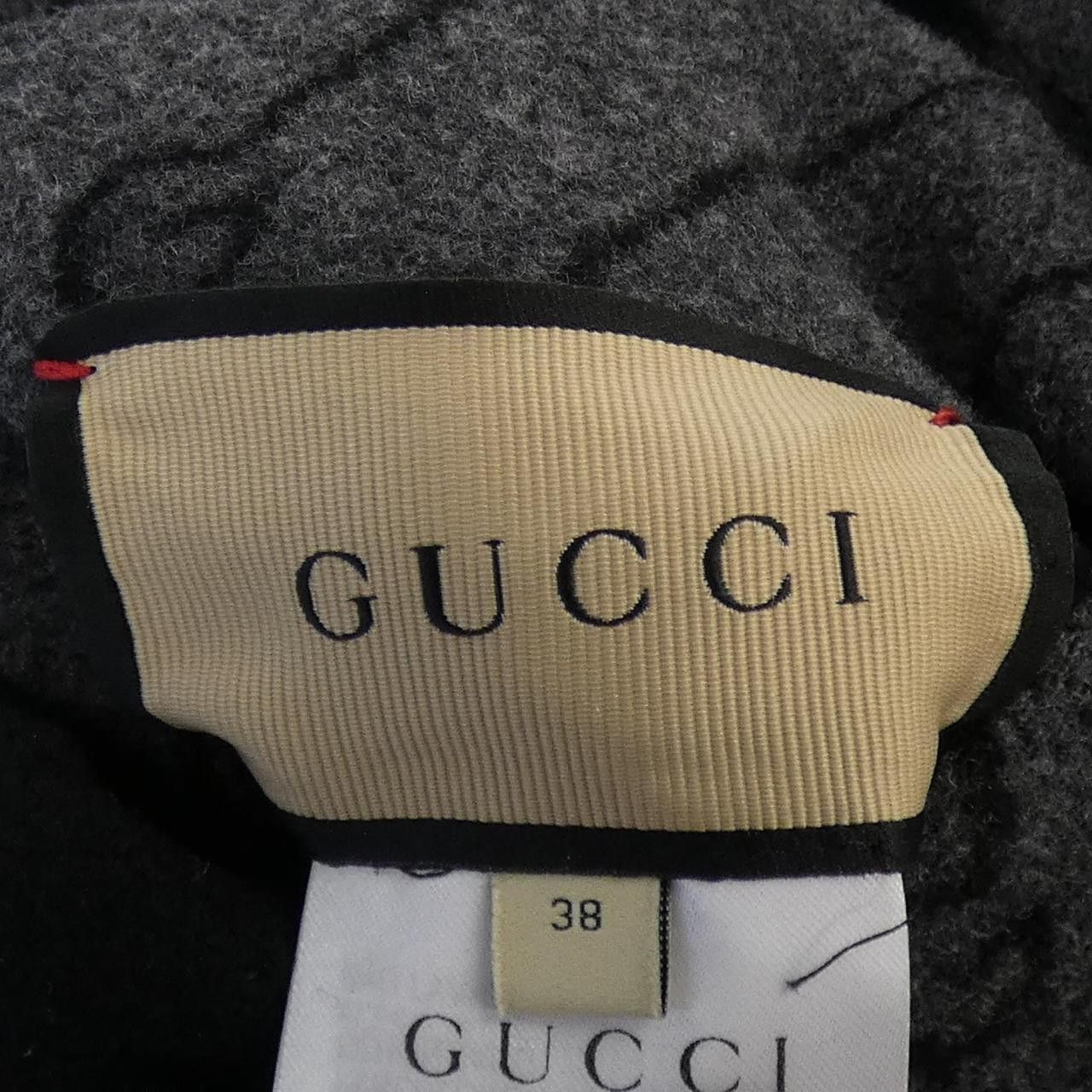 Gucci Gucci Gucci Diagonal G Wool Coat Others Outerwear 746532ZANAX DUTY FREE for USA Size ONE SIZE - 4 Thumbnail
