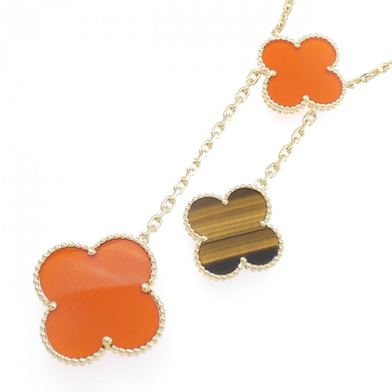 Van Cleef & Arpels Van Cleef & Arpels Van Cleef & Arpels Magic Alhambra 750 Yellow Gold Necklace Precious Metal Necklace VCARN5JP00 DUTY FREE for USA Size ONE SIZE - 3 Thumbnail