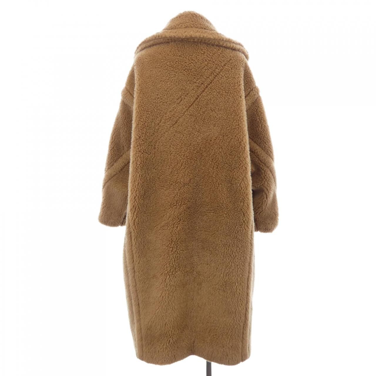 Max Mara Max Mara Max Mara TEDDY Camel Silk Coat Textile Outerwear TEDDY DUTY FREE for USA Size ONE SIZE - 2 Thumbnail