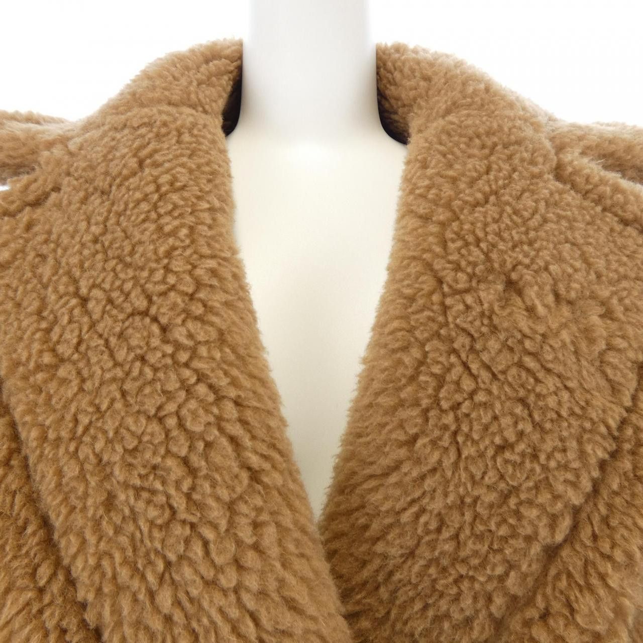 Max Mara Max Mara Max Mara TEDDY Camel Silk Coat Textile Outerwear TEDDY DUTY FREE for USA Size ONE SIZE - 5 Thumbnail