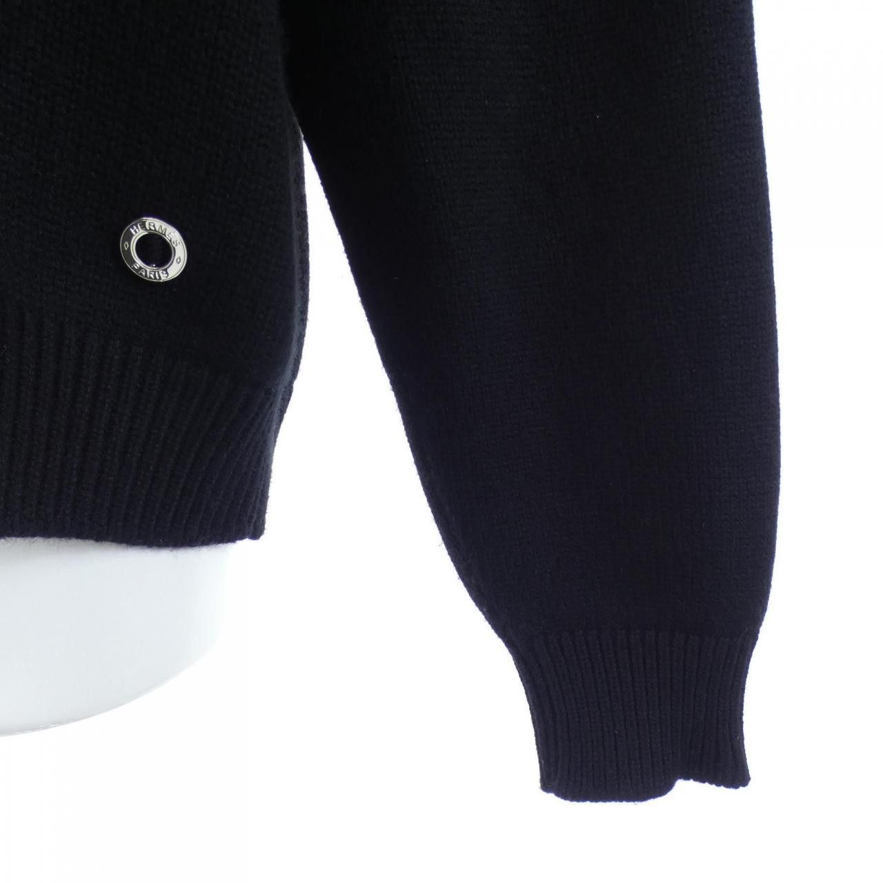Hermes Hermes Hermes JerseyRib Cashmere Knit Textile Tops DUTY FREE for USA Size ONE SIZE - 6 Thumbnail