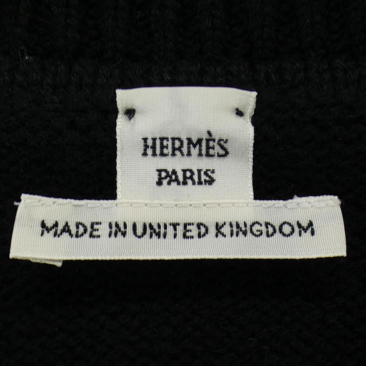 Hermes Hermes Hermes JerseyRib Cashmere Knit Textile Tops DUTY FREE for USA Size ONE SIZE - 4 Thumbnail