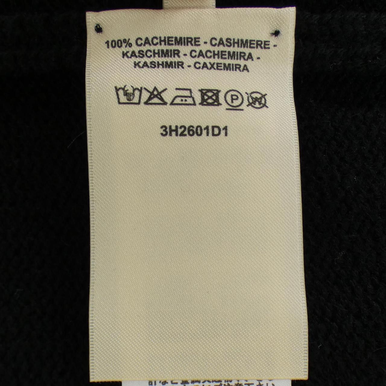 Hermes Hermes Hermes JerseyRib Cashmere Knit Textile Tops DUTY FREE for USA Size ONE SIZE - 3 Thumbnail