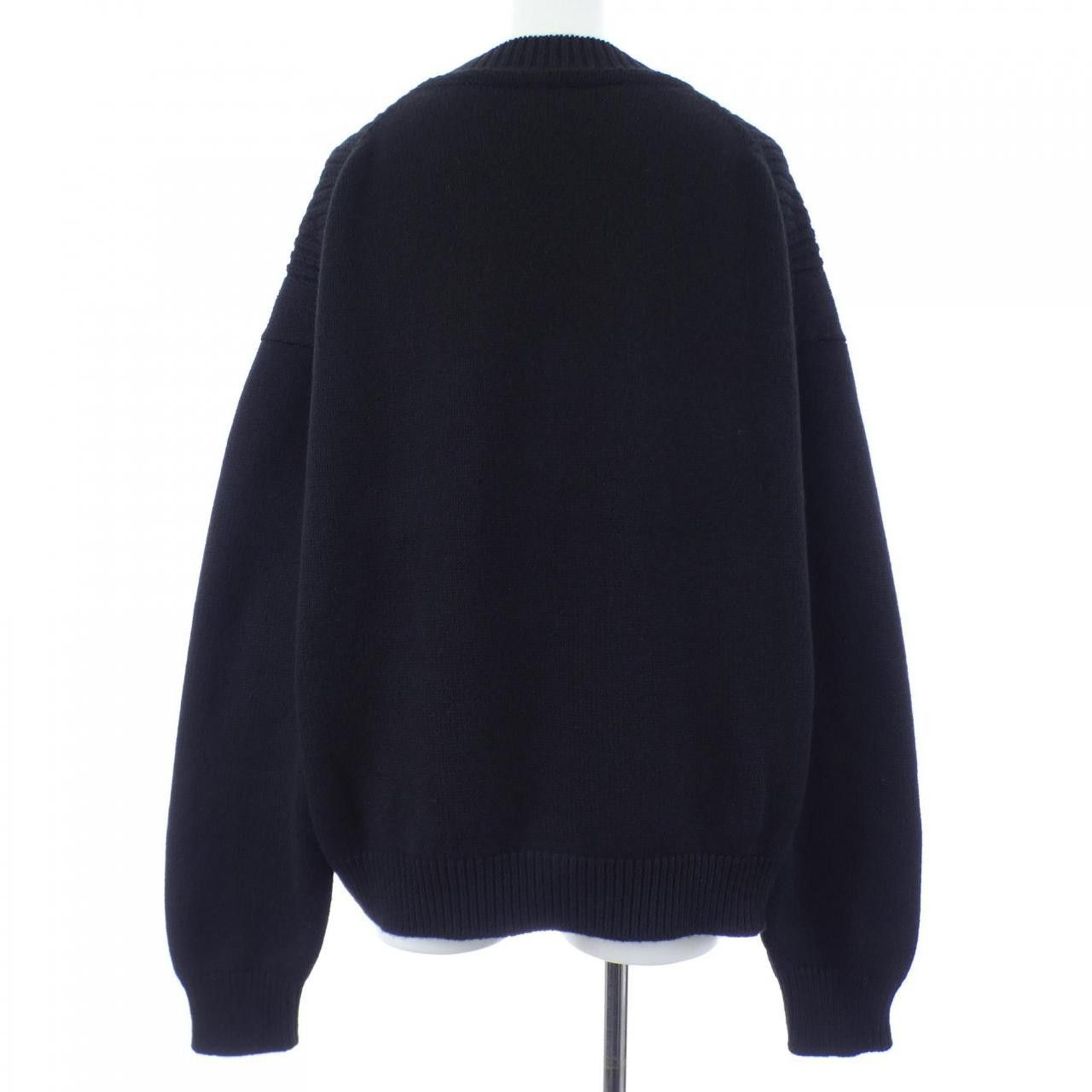 Hermes Hermes Hermes JerseyRib Cashmere Knit Textile Tops DUTY FREE for USA Size ONE SIZE - 2 Thumbnail