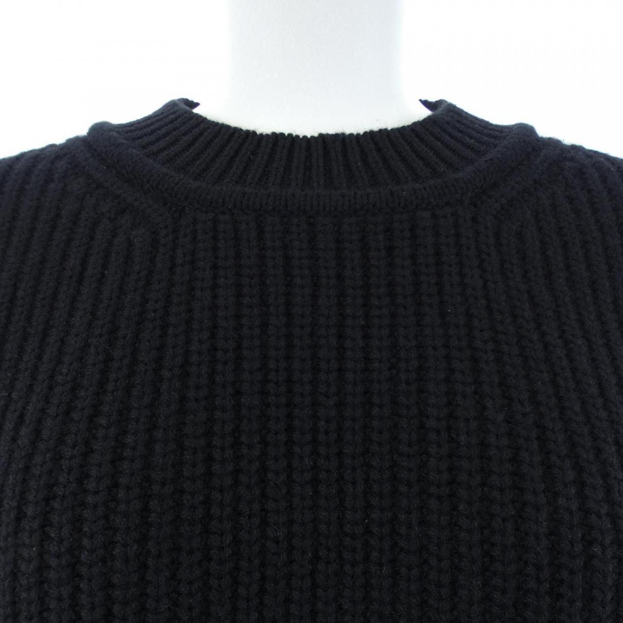 Hermes Hermes Hermes JerseyRib Cashmere Knit Textile Tops DUTY FREE for USA Size ONE SIZE - 5 Thumbnail