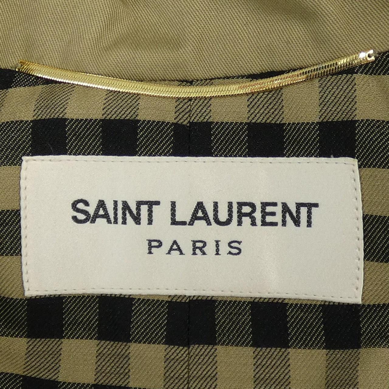 Yves Saint Laurent Yves Saint Laurent Saint Laurent Trench Coat Textile Outerwear 333908 DUTY FREE for USA Size ONE SIZE - 4 Thumbnail