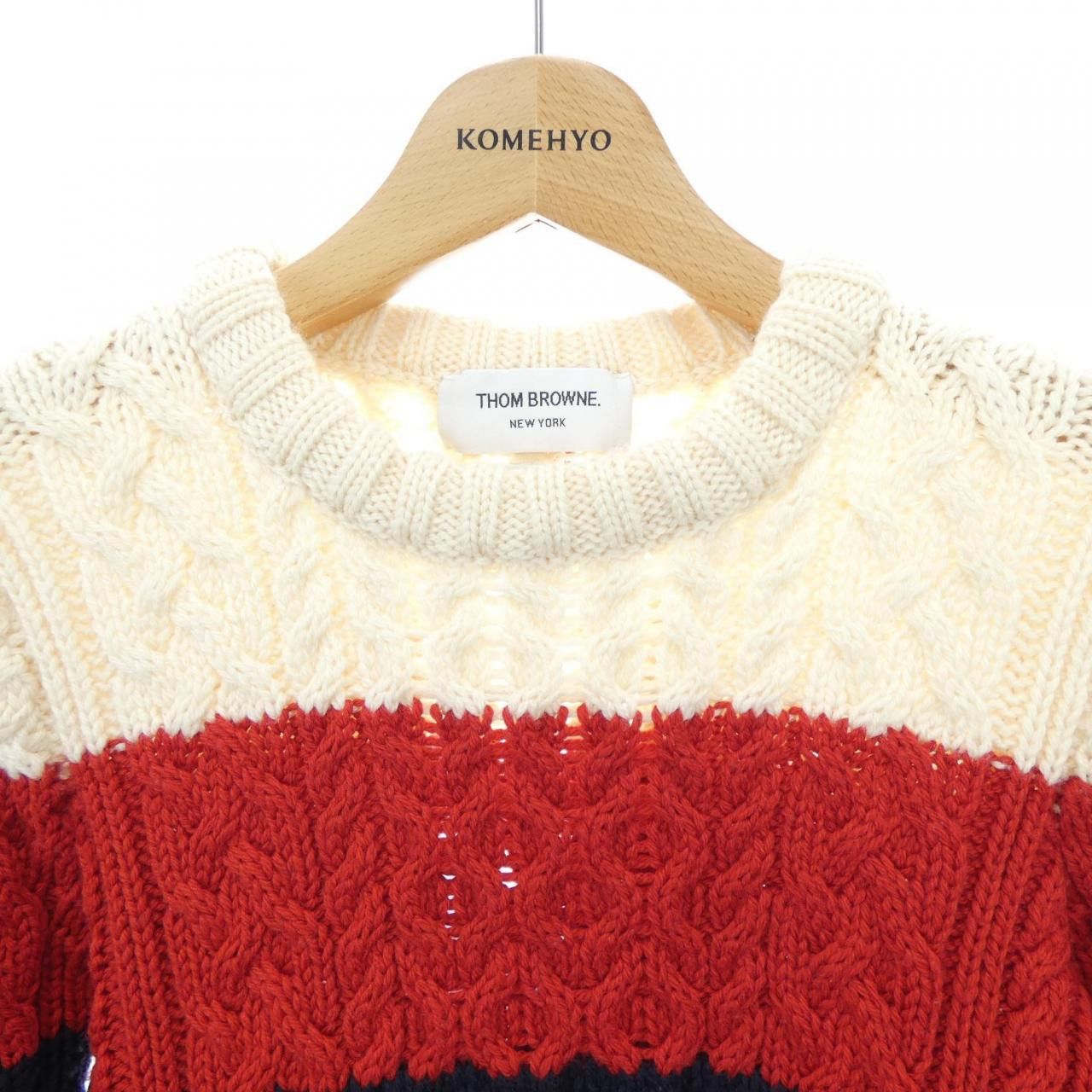Thom Browne Thom Browne Thom Browne Wool Knit Textile Tops FKA020A00012 DUTY FREE for USA Size ONE SIZE - 5 Thumbnail