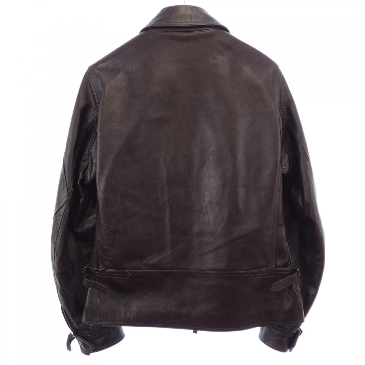 Other Other Cinquanta Horse Leather Jacket Leather Outerwear DUTY FREE for USA Size ONE SIZE - 2 Thumbnail