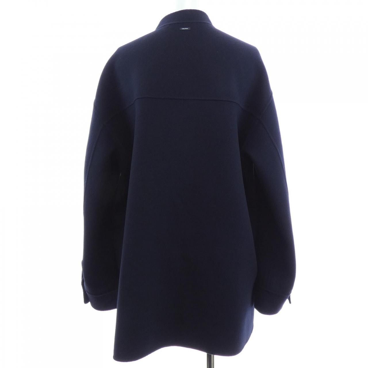 Max Mara MaxMara S Max Mara Collarless Jacket Textile Outerwear 23904605336 DUTY FREE for USA Size ONE SIZE - 2 Thumbnail
