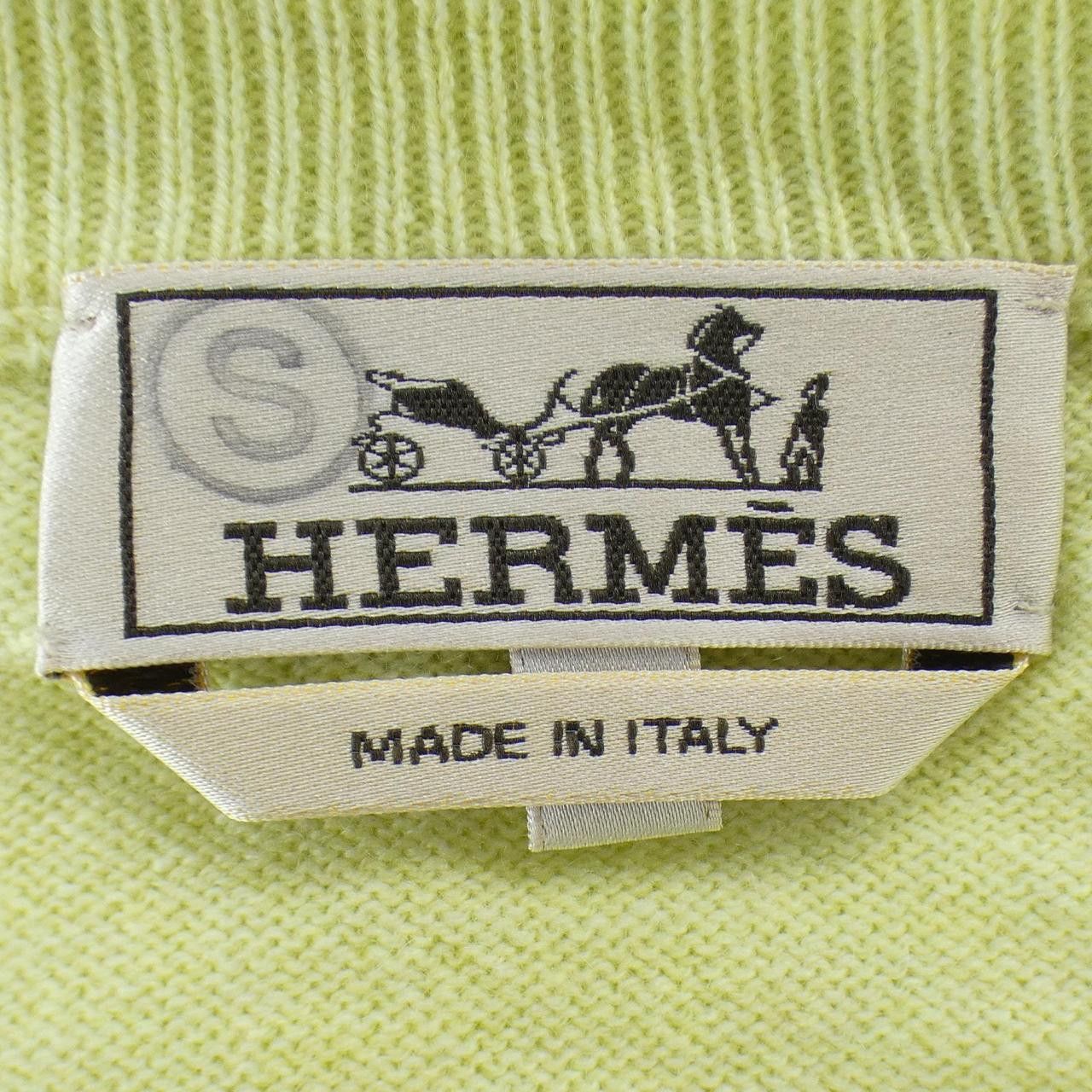Hermes Hermes Hermes Cashmere Knit Textile Tops DUTY FREE for USA Size ONE SIZE - 4 Thumbnail