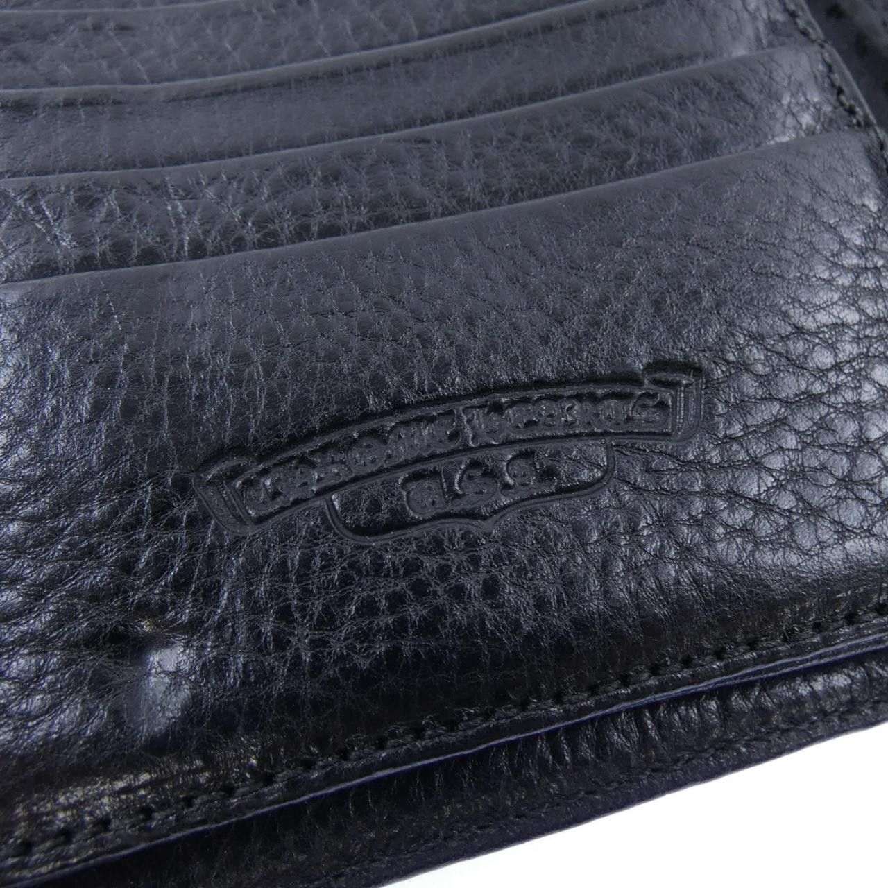 Chrome Hearts Chrome Hearts Chrome Hearts WAVE CROSS BTN Wallet Leather Long Wallet 2246 304 0501 0900 DUTY FREE for USA Size ONE SIZE - 3 Thumbnail