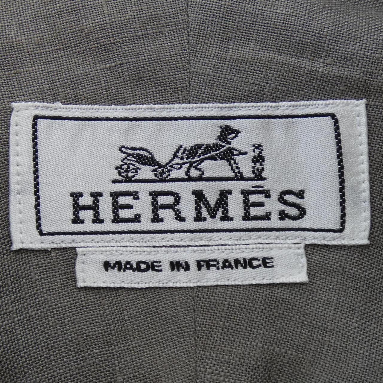 Hermes Hermes Hermes Short Sleeve Shirt Textile Dress Shirt DUTY FREE for USA Size ONE SIZE - 4 Thumbnail