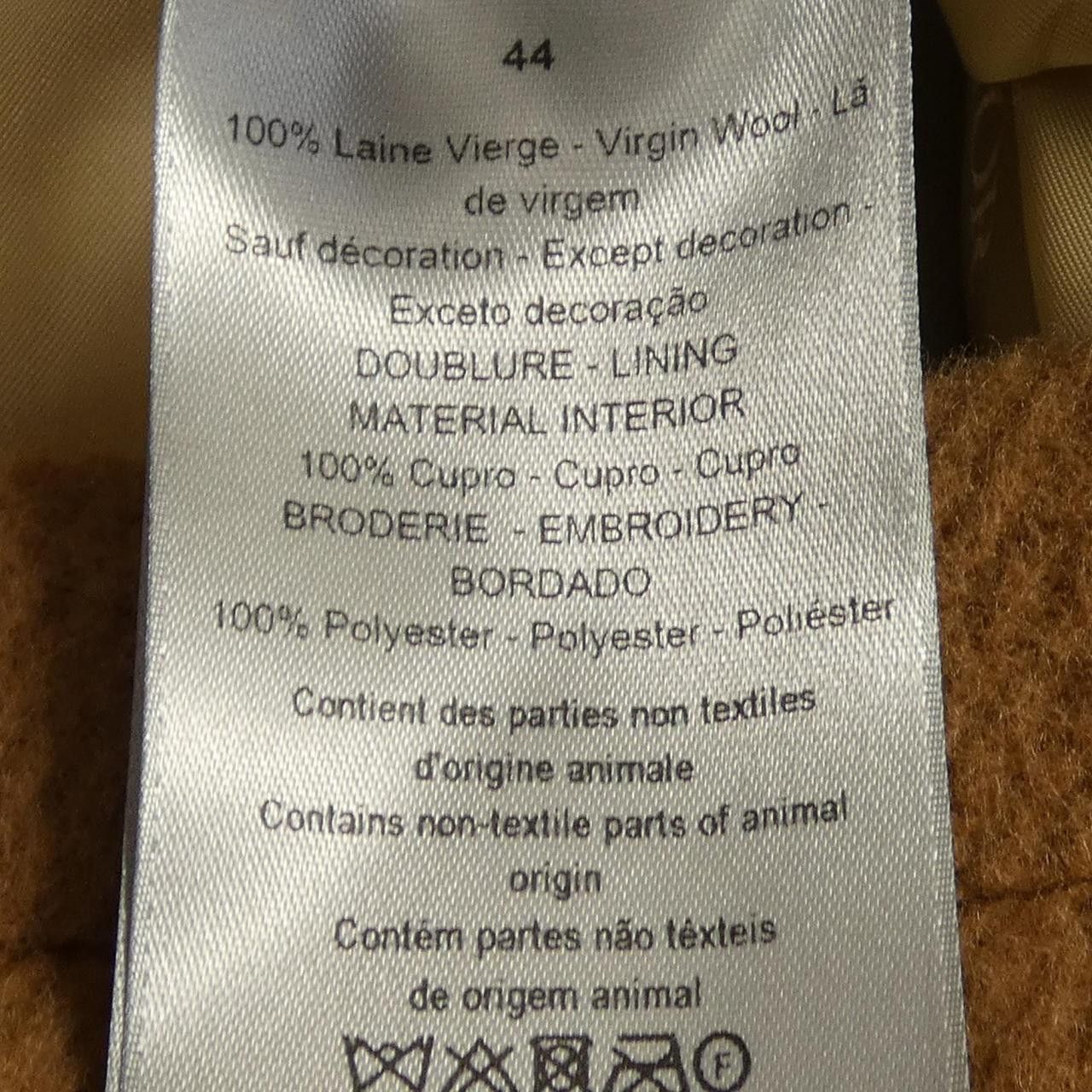 Dior Dior Dior Wool Coat Others Outerwear 443C421A6274 DUTY FREE for USA Size ONE SIZE - 3 Thumbnail