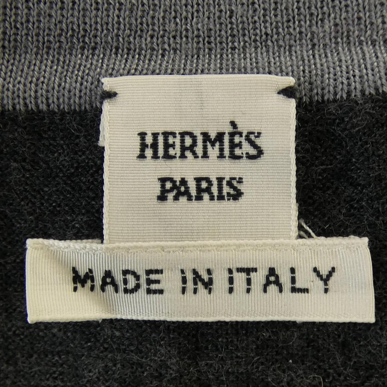 Hermes Hermes Hermes CLIC CLAC Silk Cashmere Knit Textile Tops DUTY FREE for USA Size ONE SIZE - 4 Thumbnail
