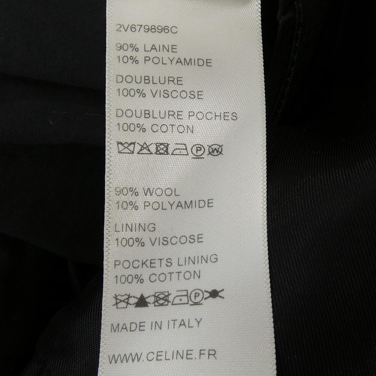 Celine Celine CELINE Embroidery Teddy Jacket Textile Outerwear 2V679896C DUTY FREE for USA Size ONE SIZE - 3 Thumbnail