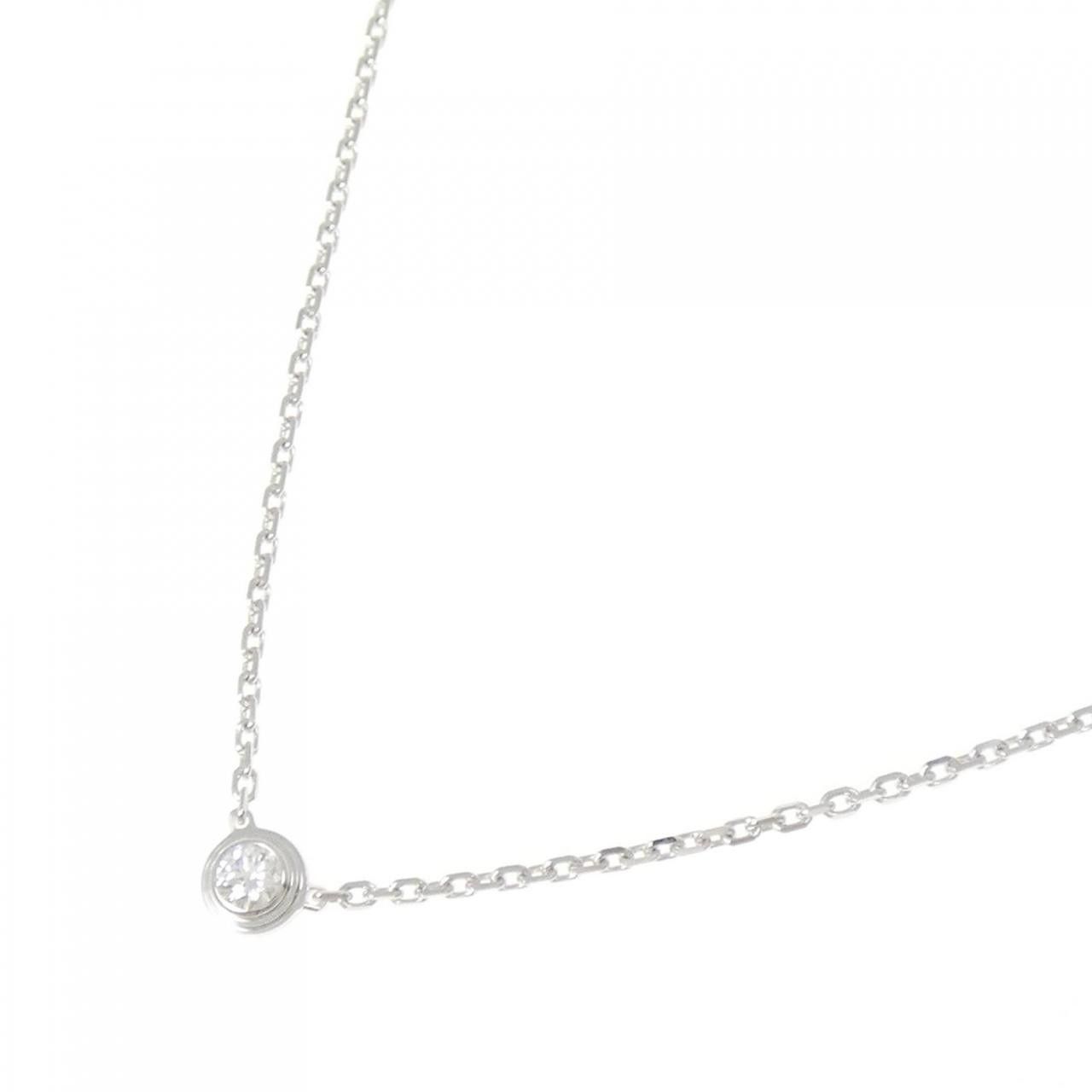 Cartier Cartier Cartier Diamants Legers Au750 White Gold Diamond Necklace Precious Metal Necklace DUTY FREE for USA Size ONE SIZE - 2 Thumbnail