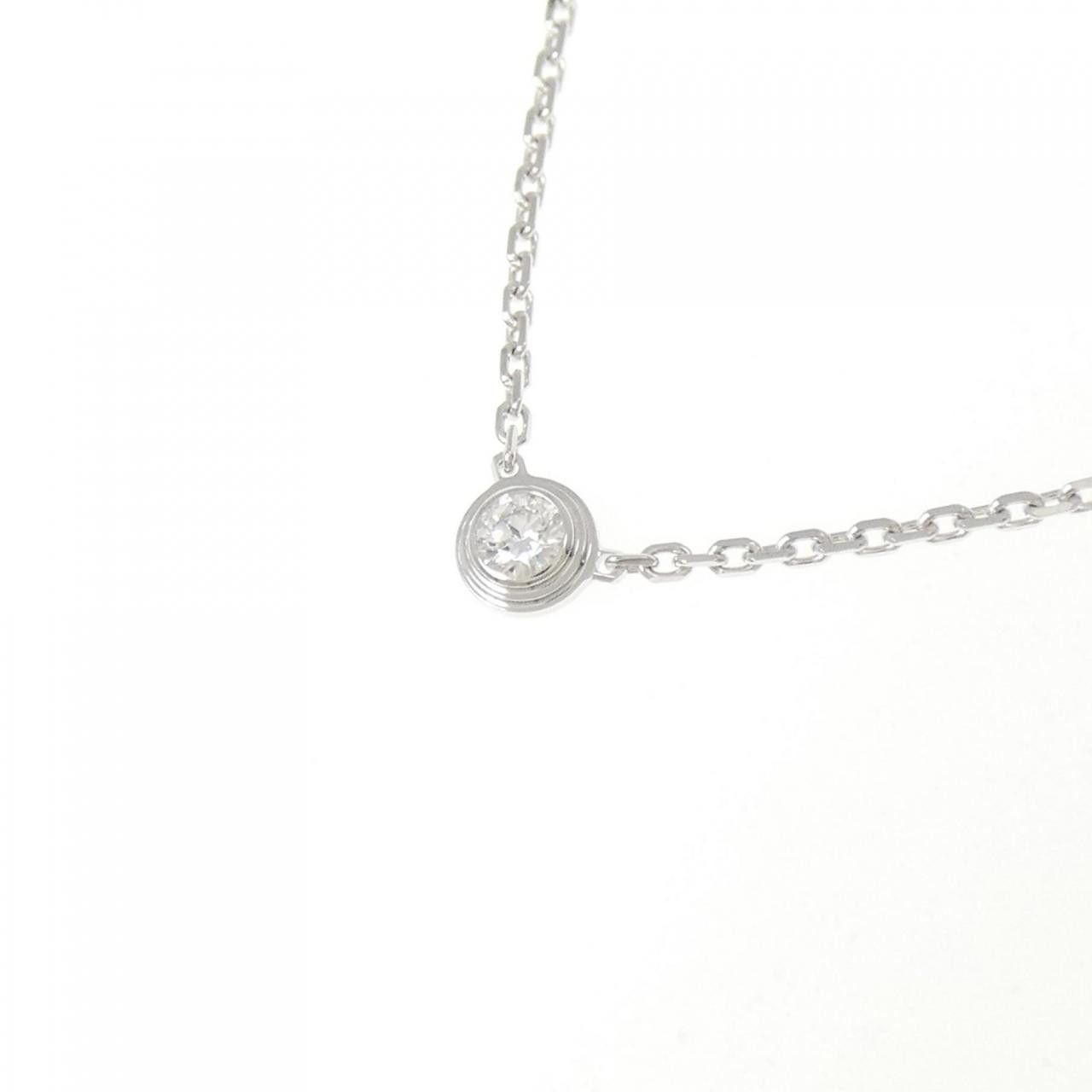 Cartier Cartier Cartier Diamants Legers Au750 White Gold Diamond Necklace Precious Metal Necklace DUTY FREE for USA Size ONE SIZE - 3 Thumbnail