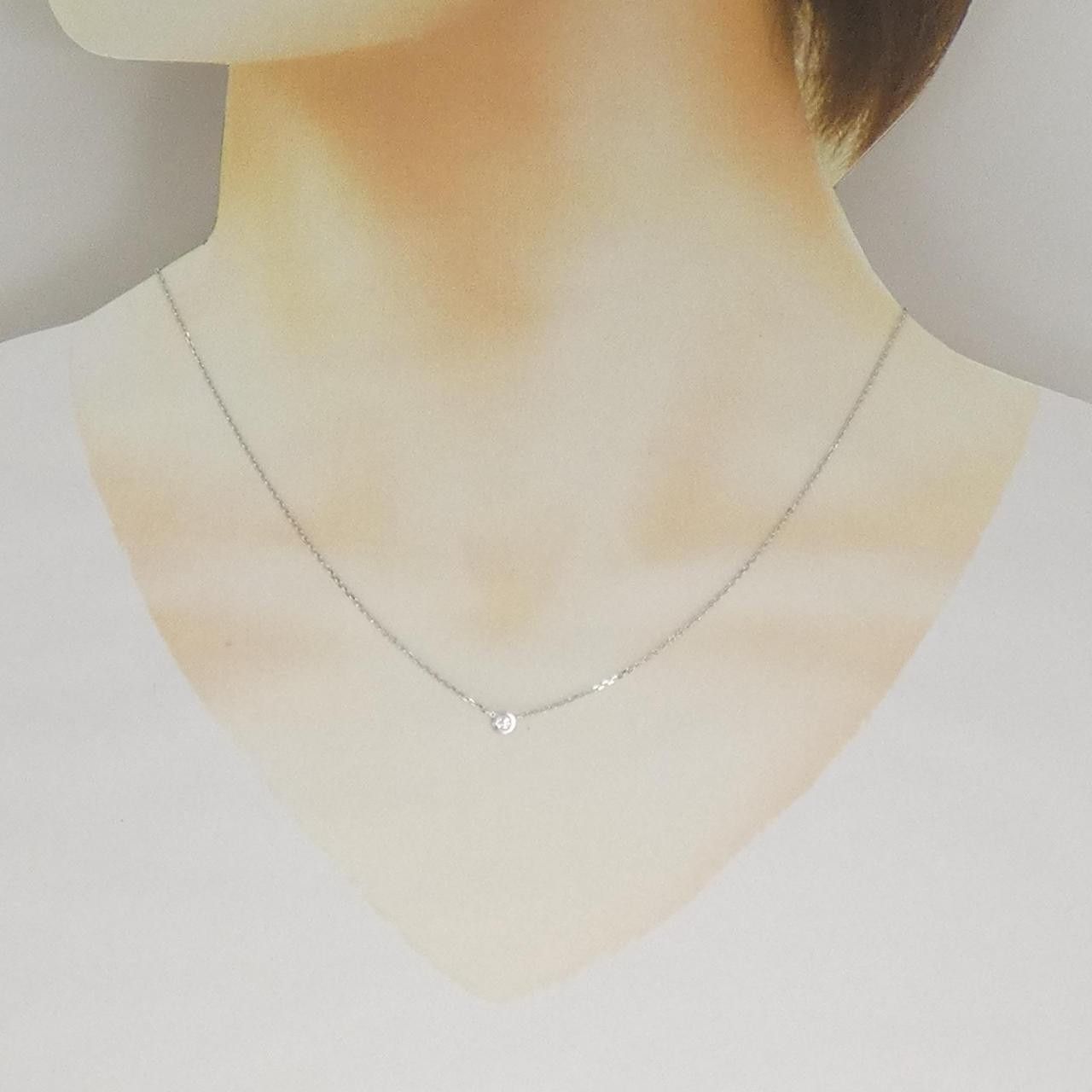 Cartier Cartier Cartier Diamants Legers Au750 White Gold Diamond Necklace Precious Metal Necklace DUTY FREE for USA Size ONE SIZE - 6 Thumbnail