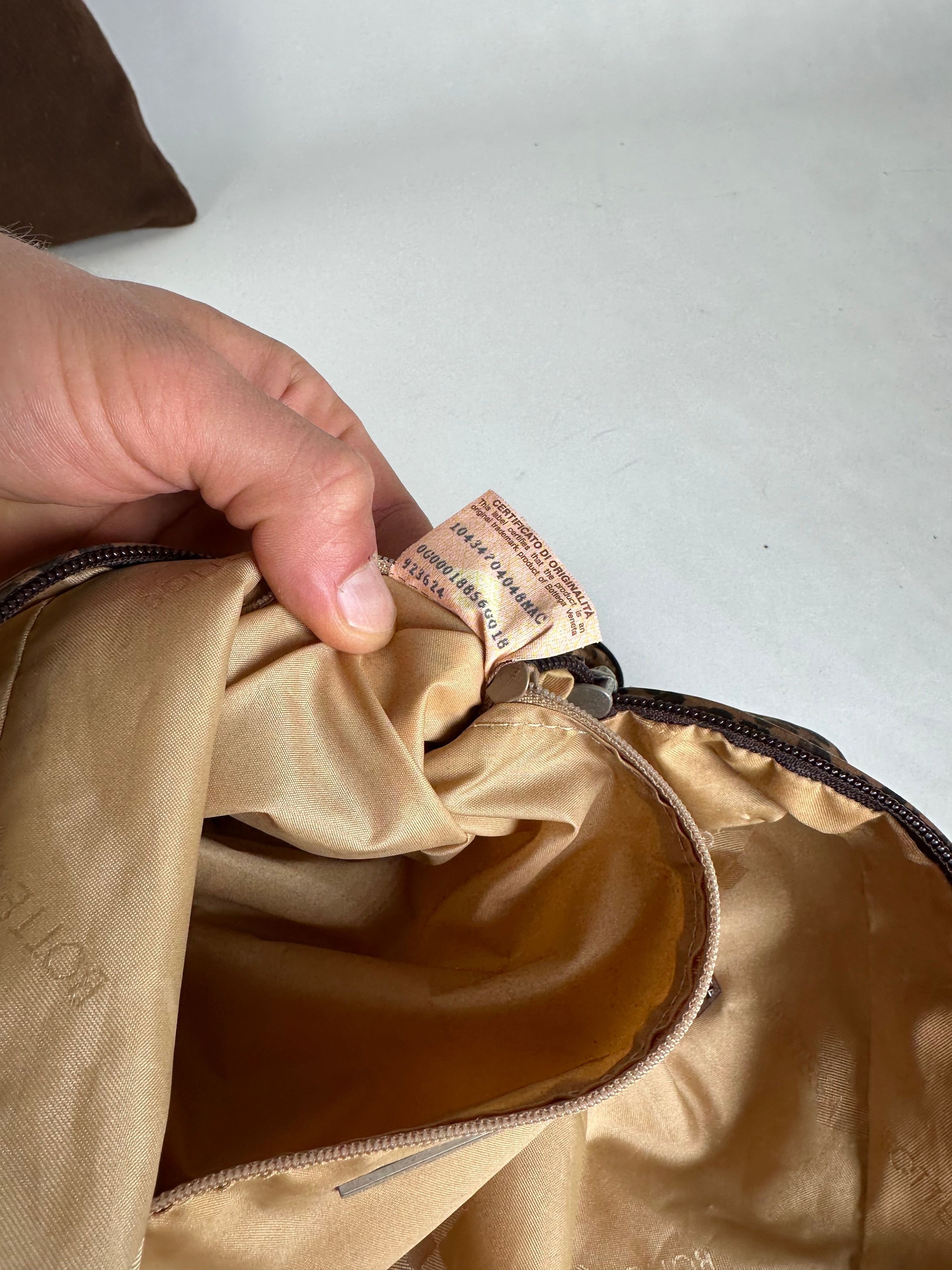 Bottega Veneta Vintage Leopard Suede Shoulder Bag Tan Size ONE SIZE - 4 Thumbnail