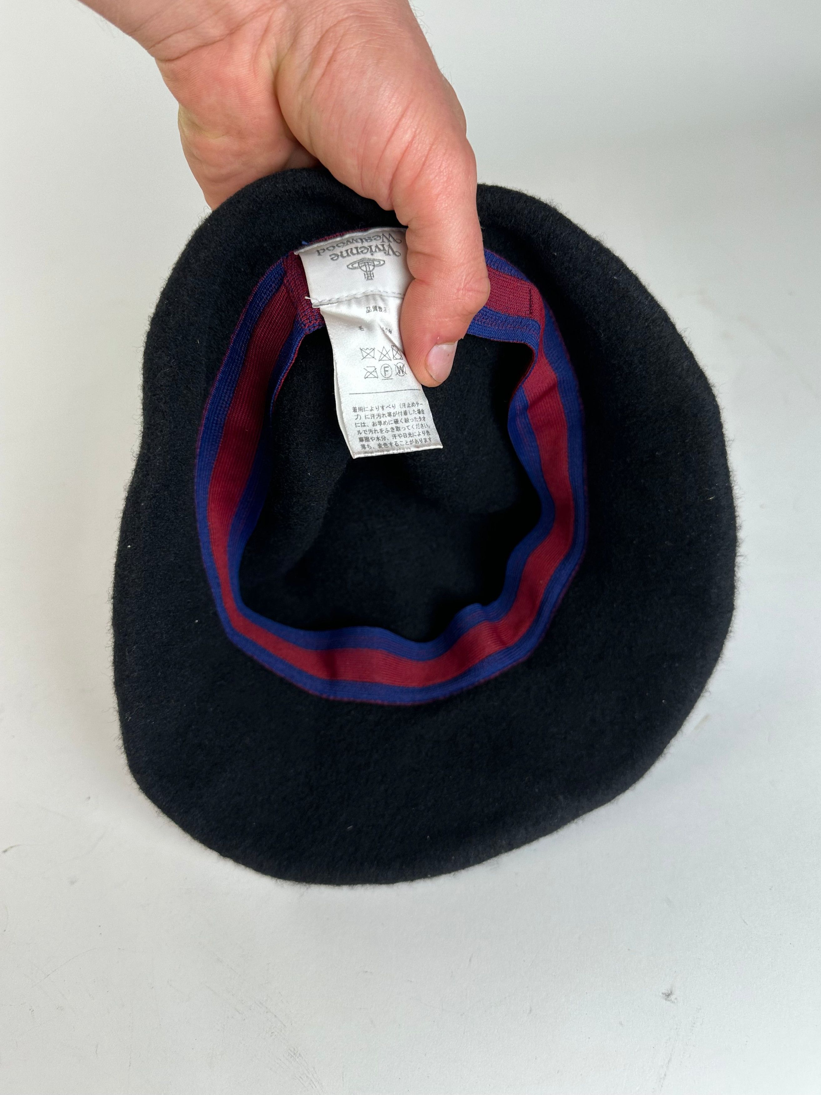 Vivienne Westwood Vintage Wool Bucket Hat Black Orb Size ONE SIZE - 4 Thumbnail