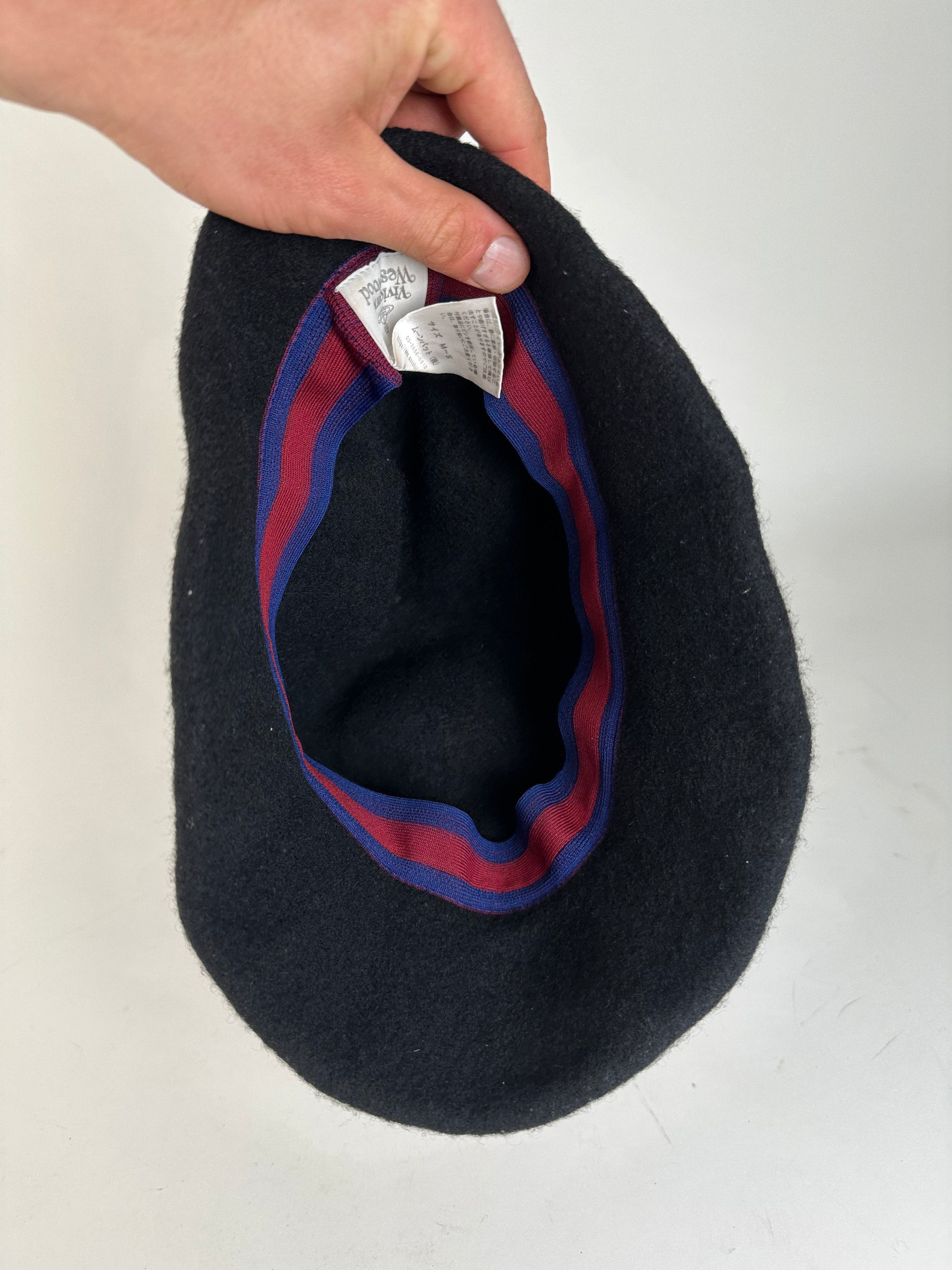 Vivienne Westwood Vintage Wool Bucket Hat Black Orb Size ONE SIZE - 6 Thumbnail