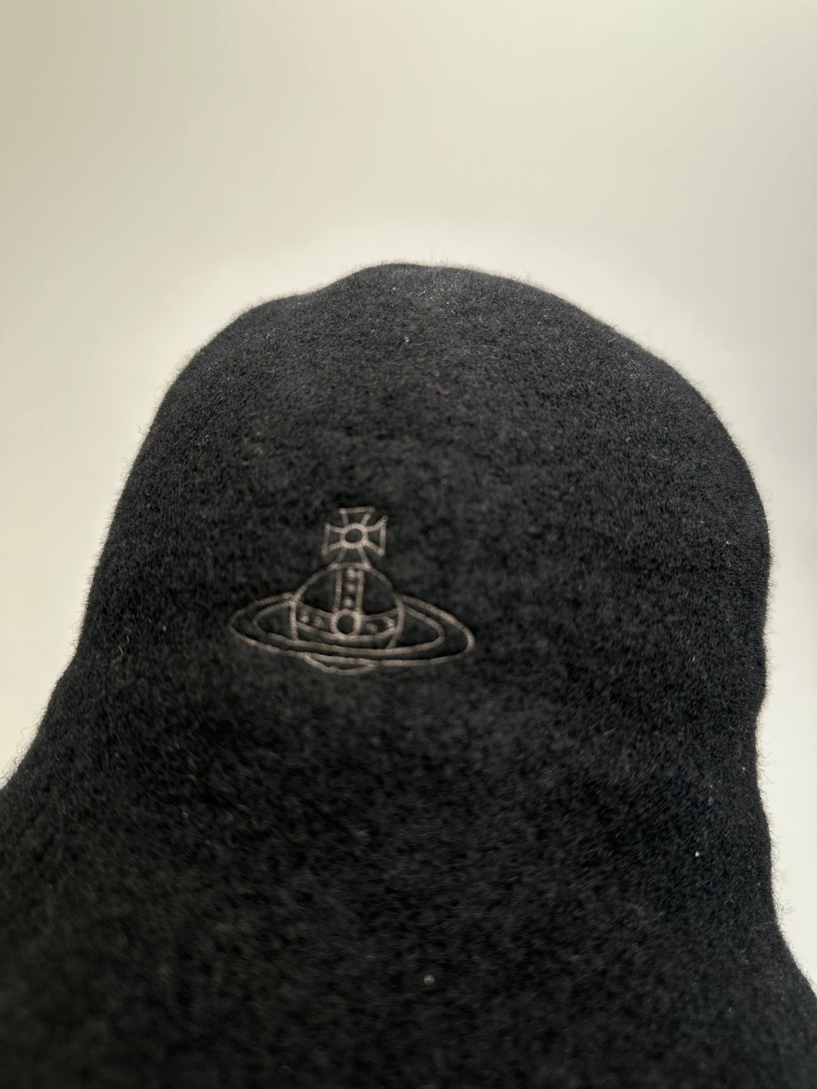 Vivienne Westwood Vintage Wool Bucket Hat Black Orb Size ONE SIZE - 9 Thumbnail