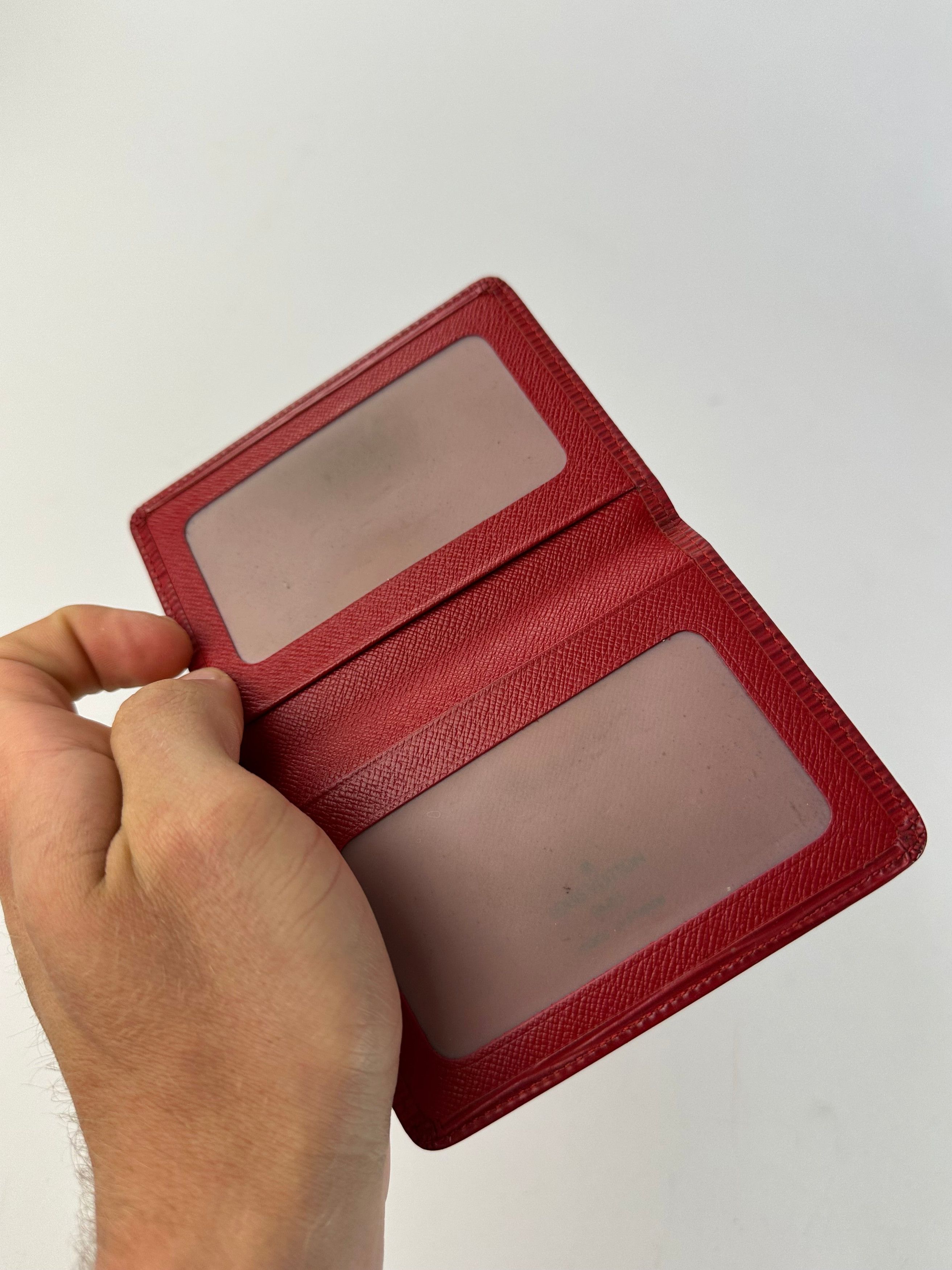 Louis Vuitton Vintage Epi Leather Card Holder Red Size ONE SIZE - 5 Thumbnail