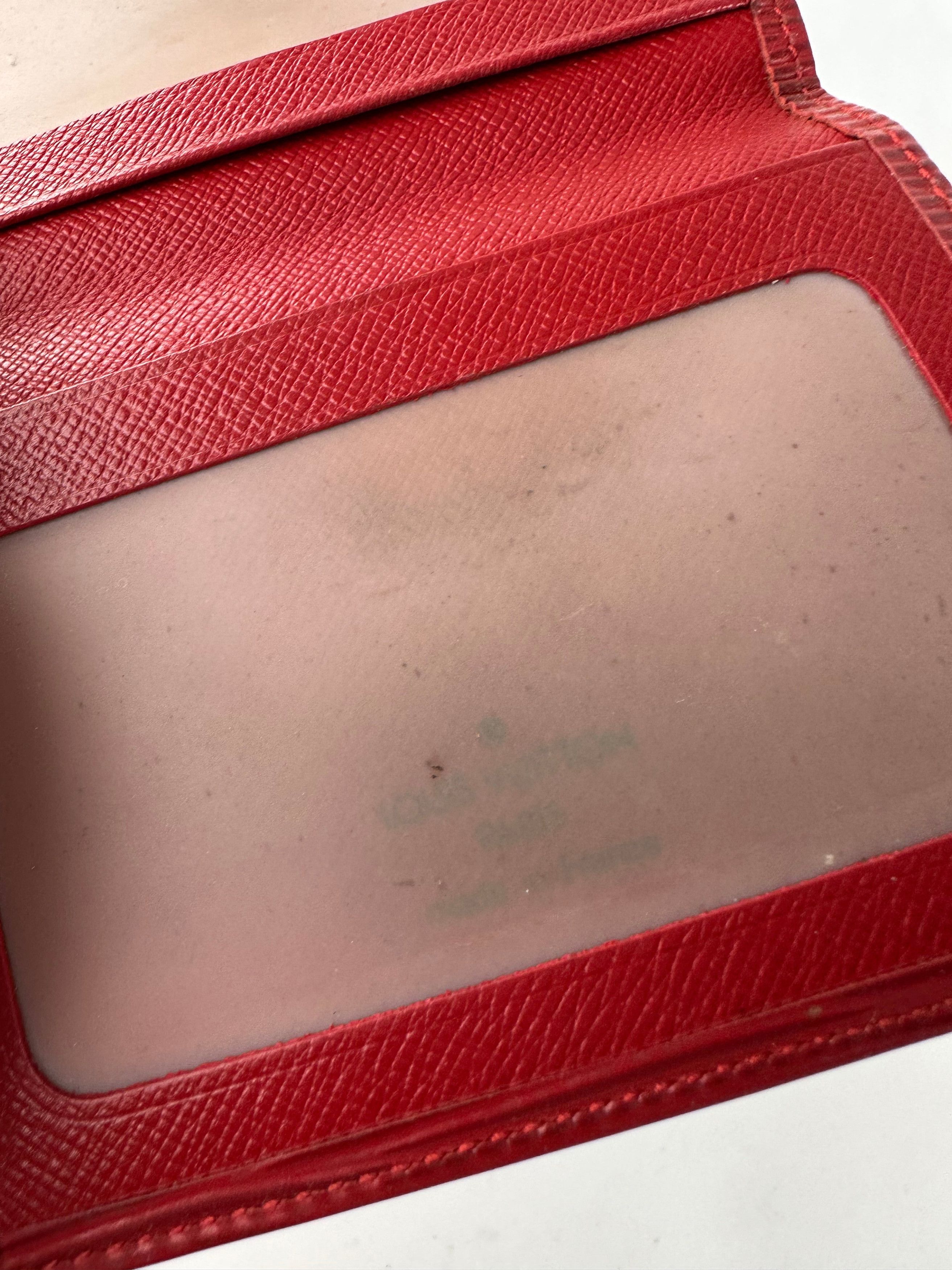 Louis Vuitton Vintage Epi Leather Card Holder Red Size ONE SIZE - 3 Thumbnail