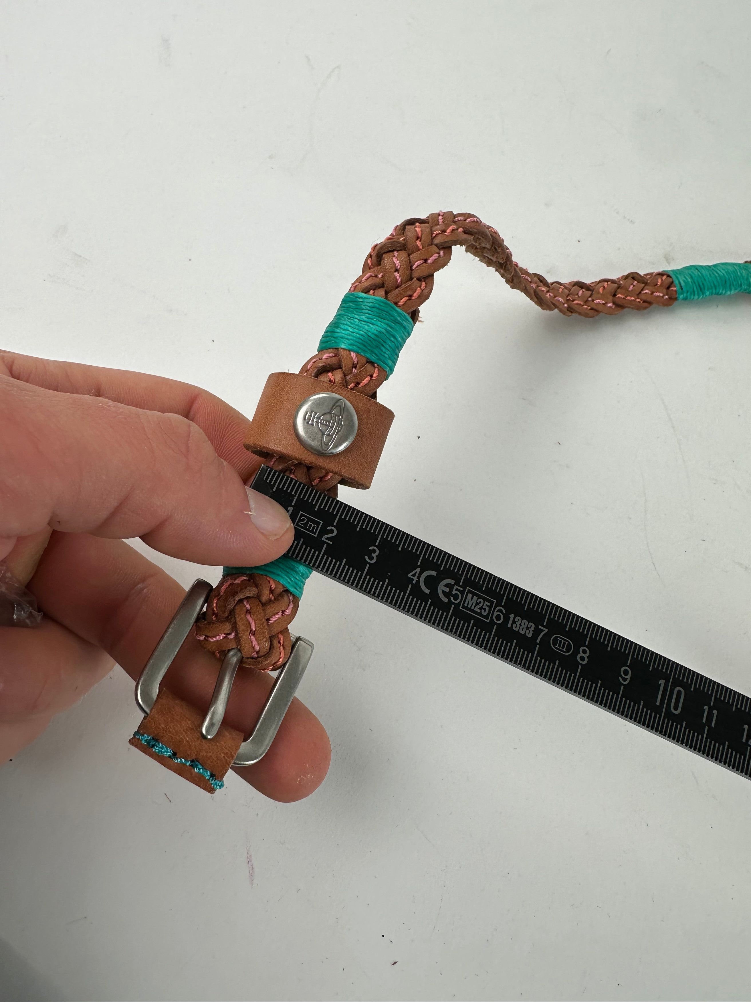 Vivienne Westwood Vintage Braided Leather Belt Cognac 100 cm Size ONE SIZE - 7 Thumbnail