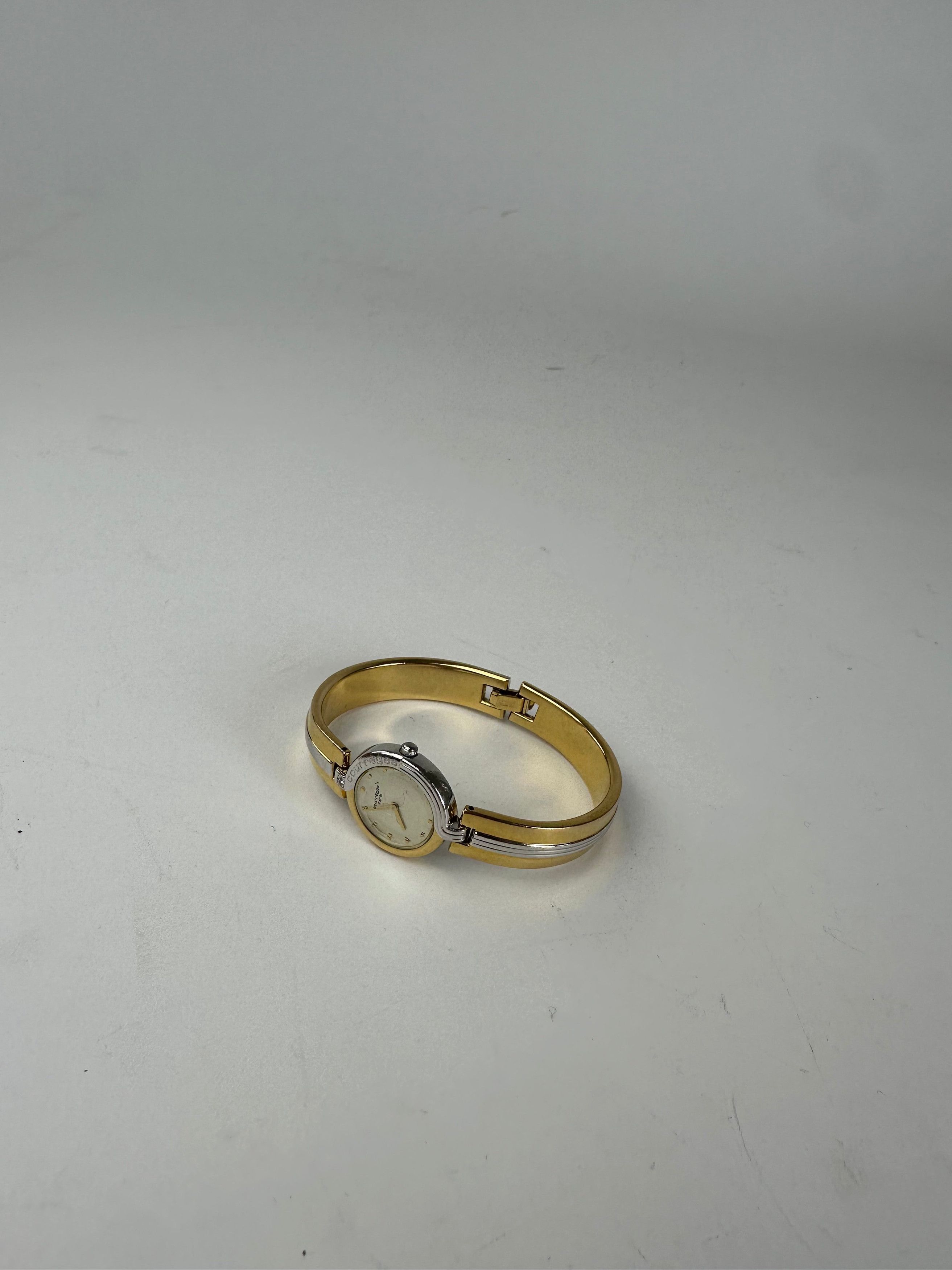 Courreges Vintage Paris Two-Tone Bangle Watch Size ONE SIZE - 8 Thumbnail
