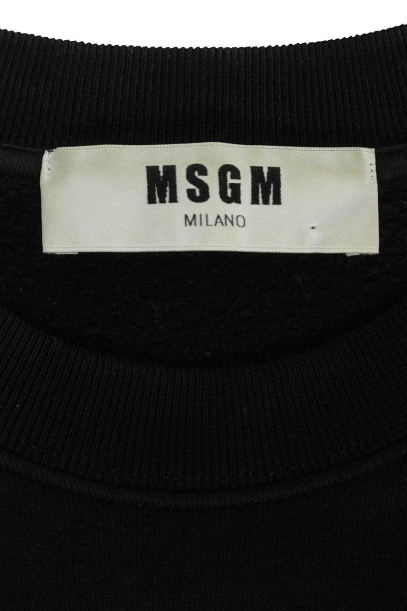 MSGM MSGM Logo Sweatshirt Black Size S Size US S / EU 44-46 / 1 - 3 Thumbnail