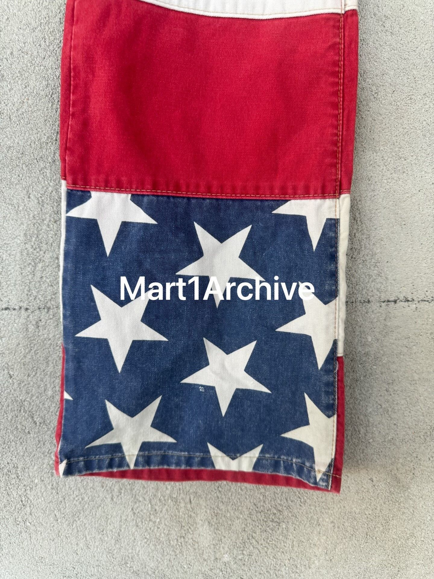 Hysteric Glamour American Flag Striped Denim Pants Size US 28 / EU 44 - 5 Thumbnail