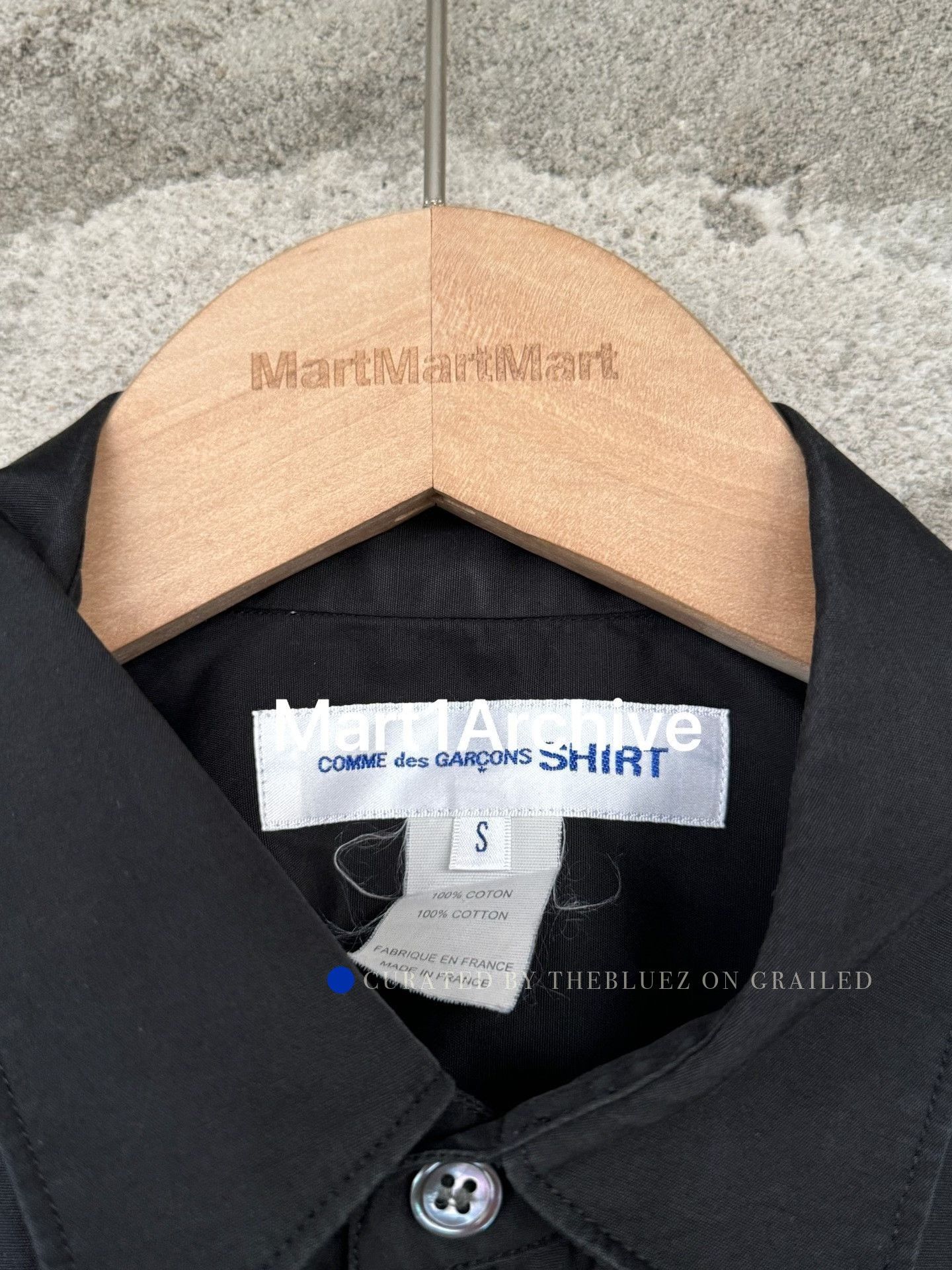 Comme des Garcons Black Long Sleeve Button-Up Shirt with Graphic Print Size US S / EU 44-46 / 1 - 6 Thumbnail