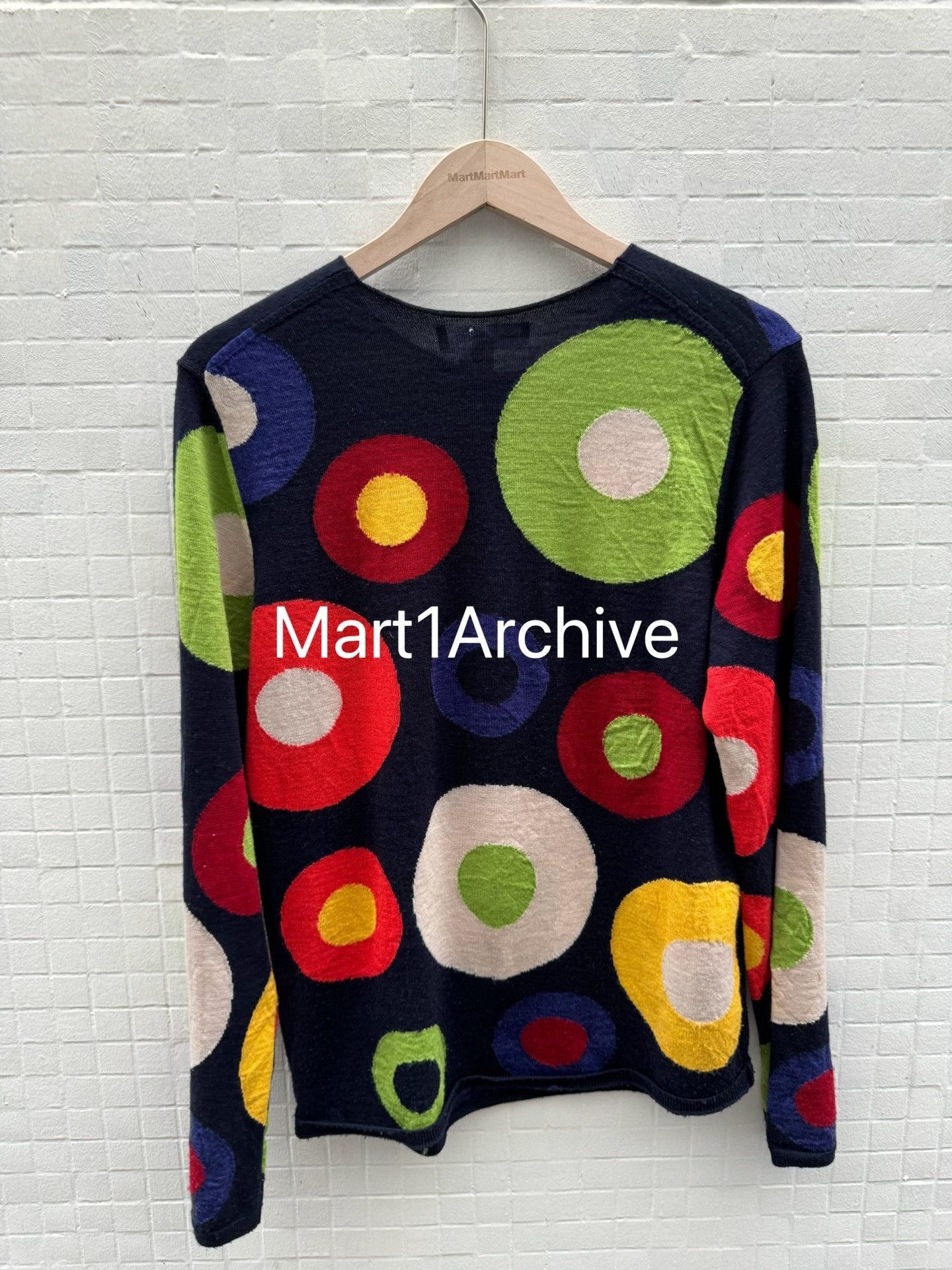 Comme des Garcons Multi Color Circle Pattern Long Sleeve Shirt Size US S / EU 44-46 / 1 - 3 Thumbnail