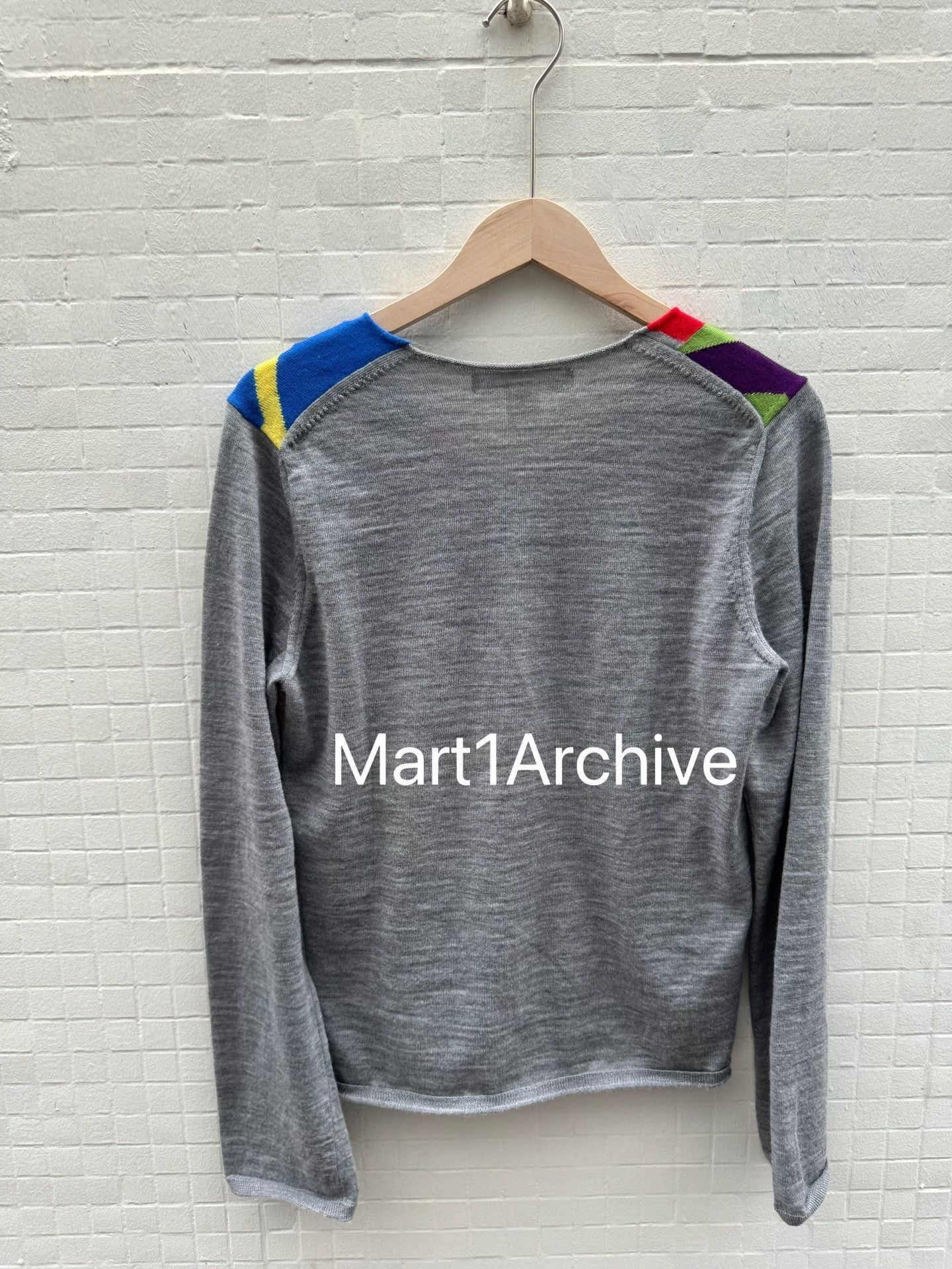 Comme des Garcons Multi Colored Geometric Long Sleeve Shirt Size US S / EU 44-46 / 1 - 3 Thumbnail
