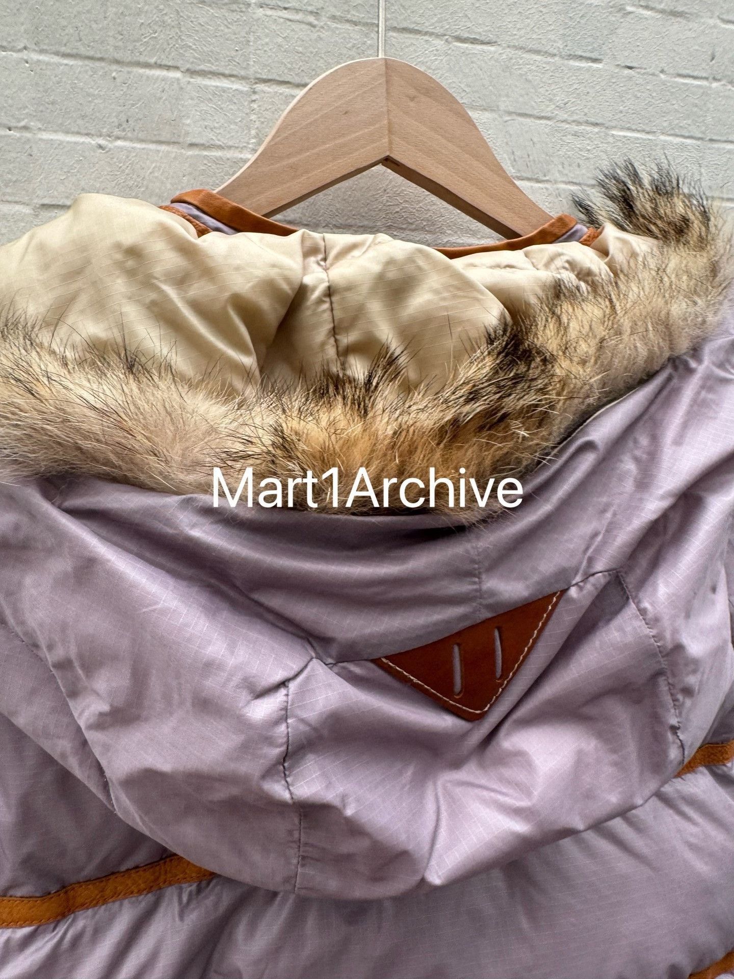 Undercover Purple Hooded Puffer Vest with Fur Trim Size US M / EU 48-50 / 2 - 5 Thumbnail