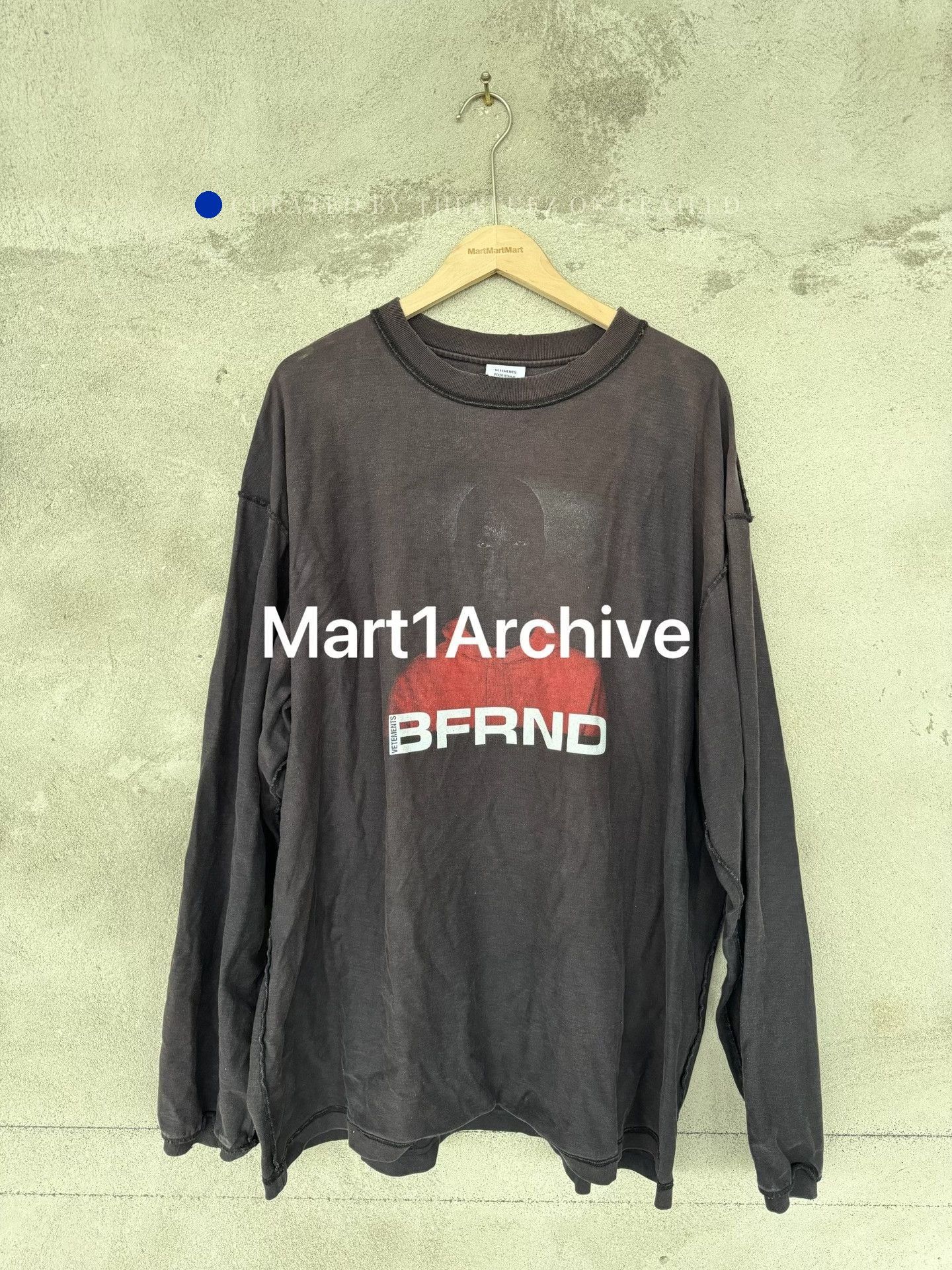 Vetements Black Long Sleeve Graphic Print Shirt Size US M / EU 48-50 / 2 - 2 Thumbnail
