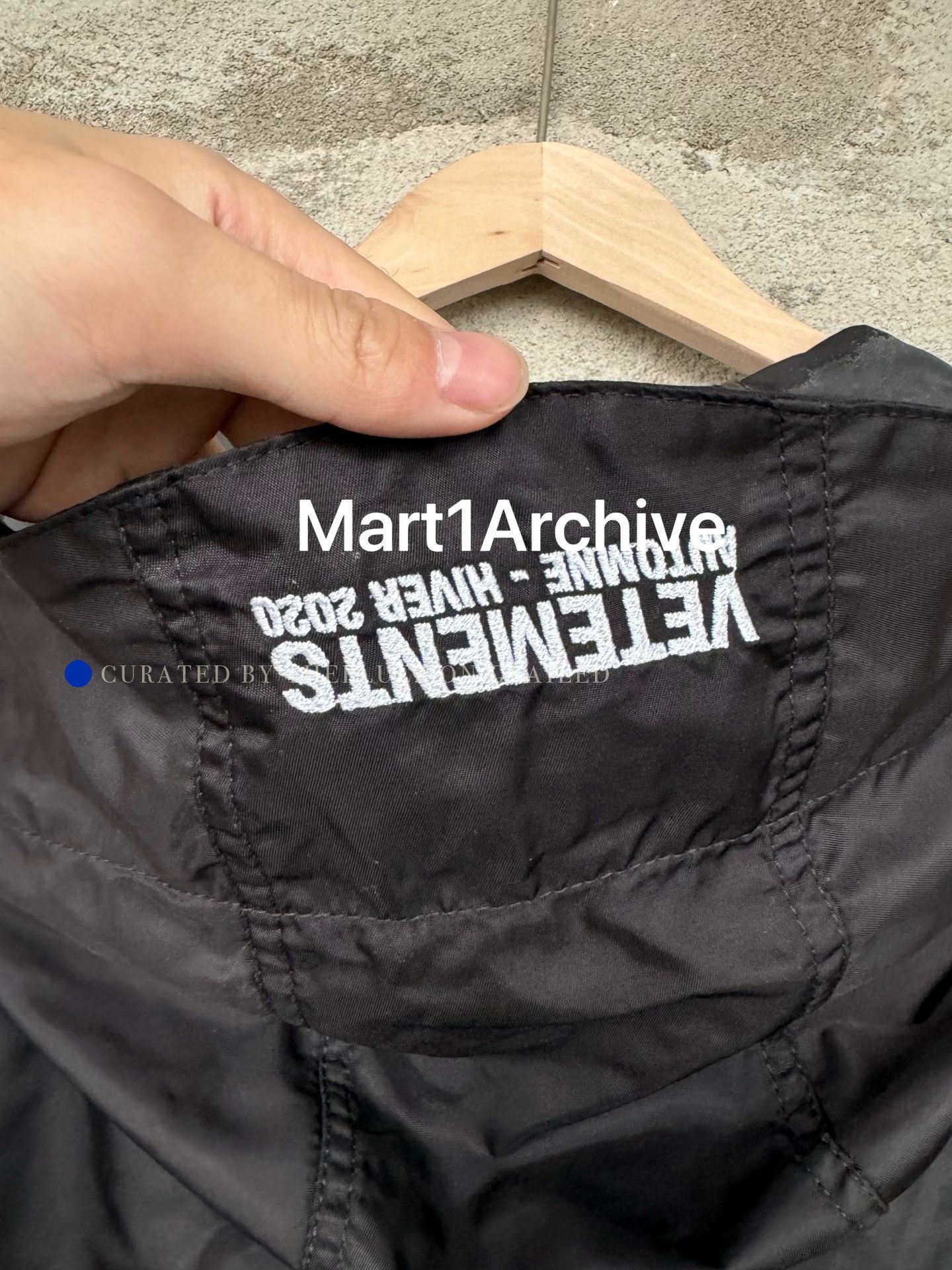 Vetements Black Hooded Lightweight Jacket Size M Size US M / EU 48-50 / 2 - 6 Thumbnail