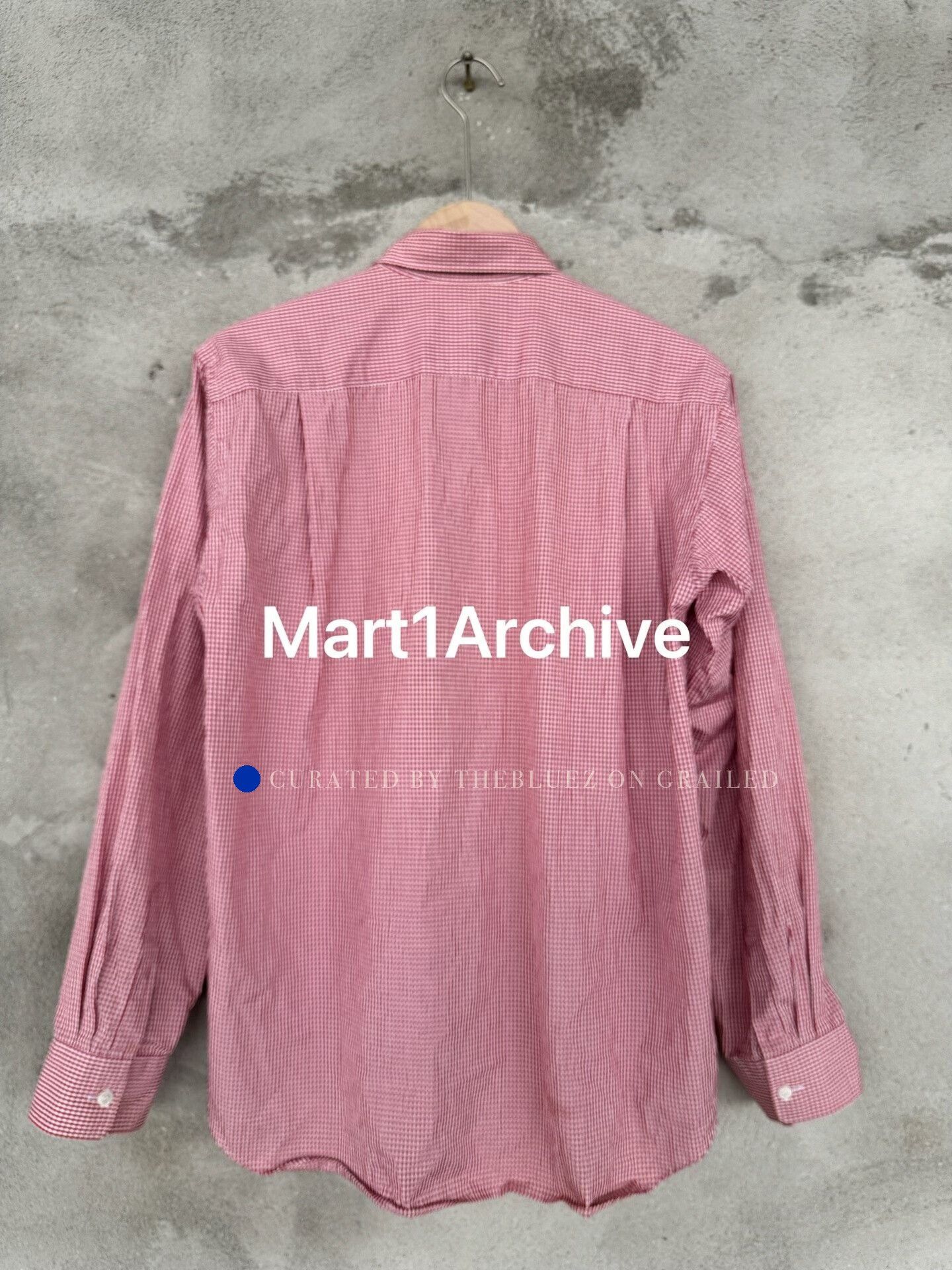 Junya Watanabe Red Gingham 'Brighton Bulldogs' Button-Up Shirt Size US M / EU 48-50 / 2 - 3 Thumbnail