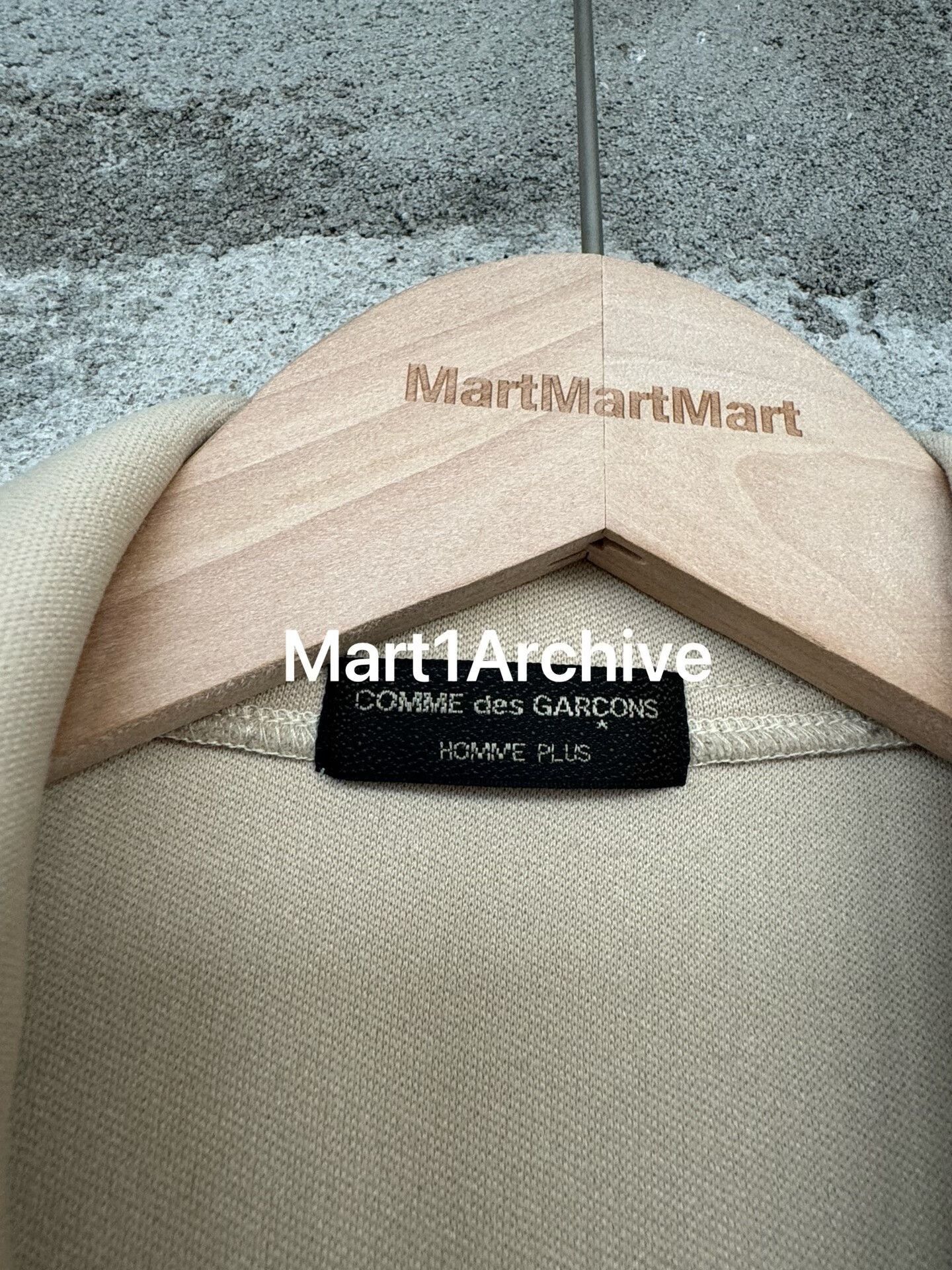 Comme des Garcons Beige Light Jacket with Contrast Sleeves M Size US M / EU 48-50 / 2 - 6 Thumbnail
